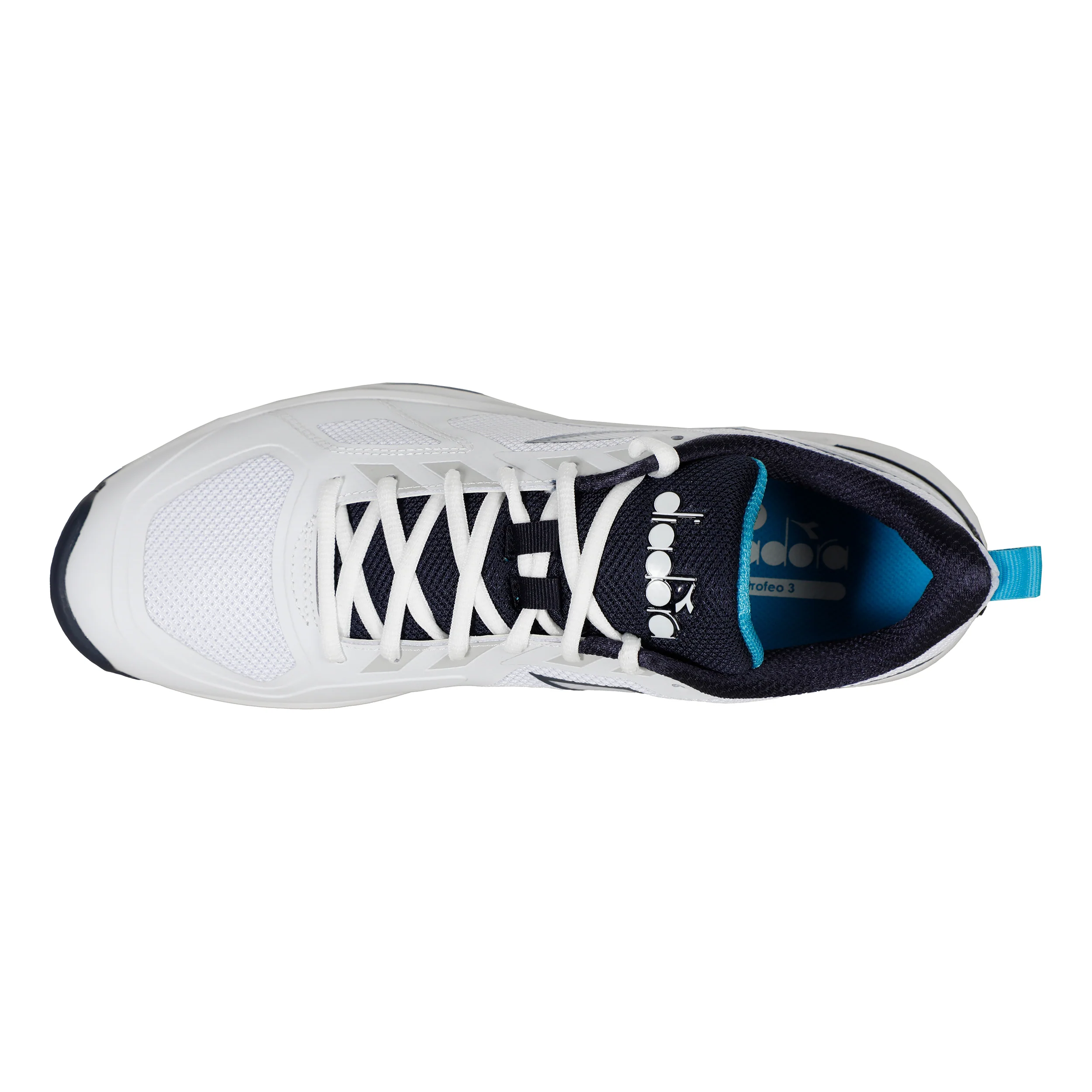 Trofeo 3 Zapatilla Tierra Batida Hombres-Blanco,Azul Oscuro - Image 3