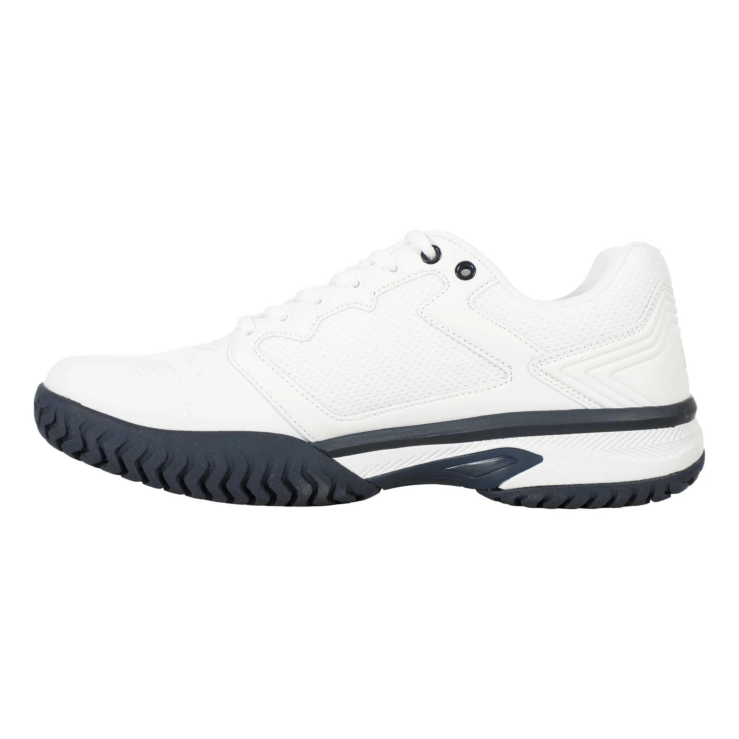 Campo Zapatilla Todas Las Superficies Mujeres-Blanco,Azul Oscuro - Image 2