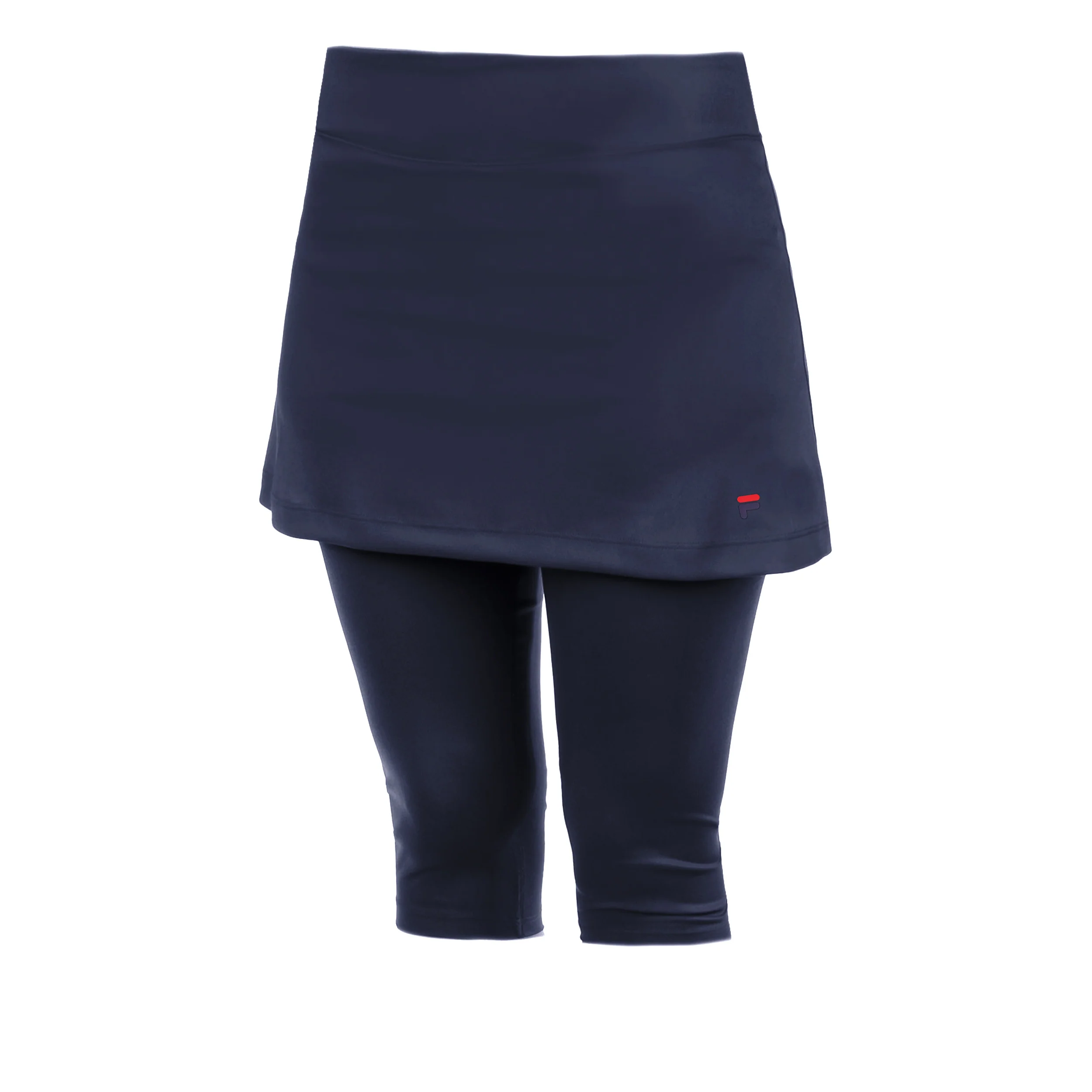 Sina Falda con malla Mujeres - azul oscuro, rojo