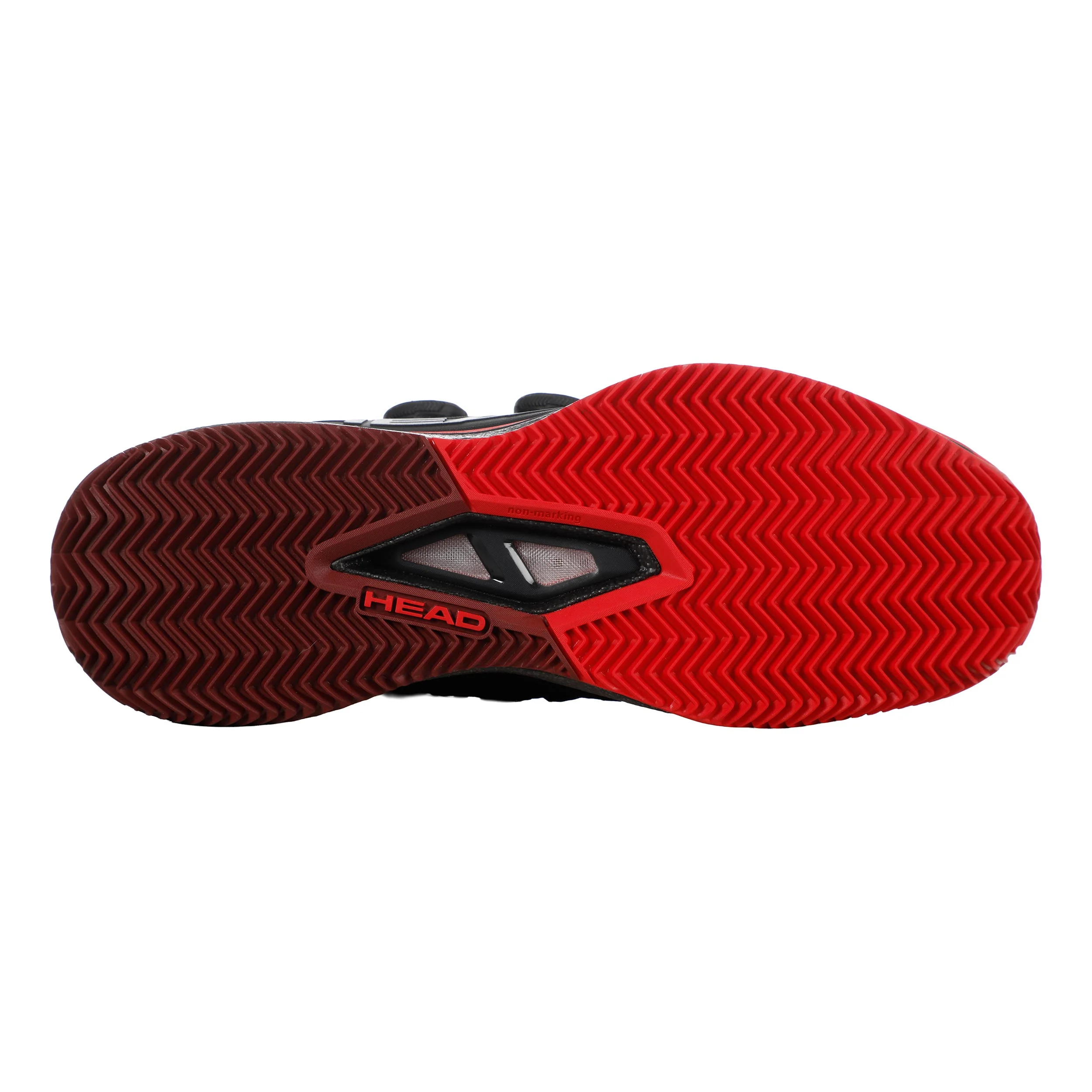 Endure Pro Zapatilla tierra batida Hombres-negro, rojo - Image 4