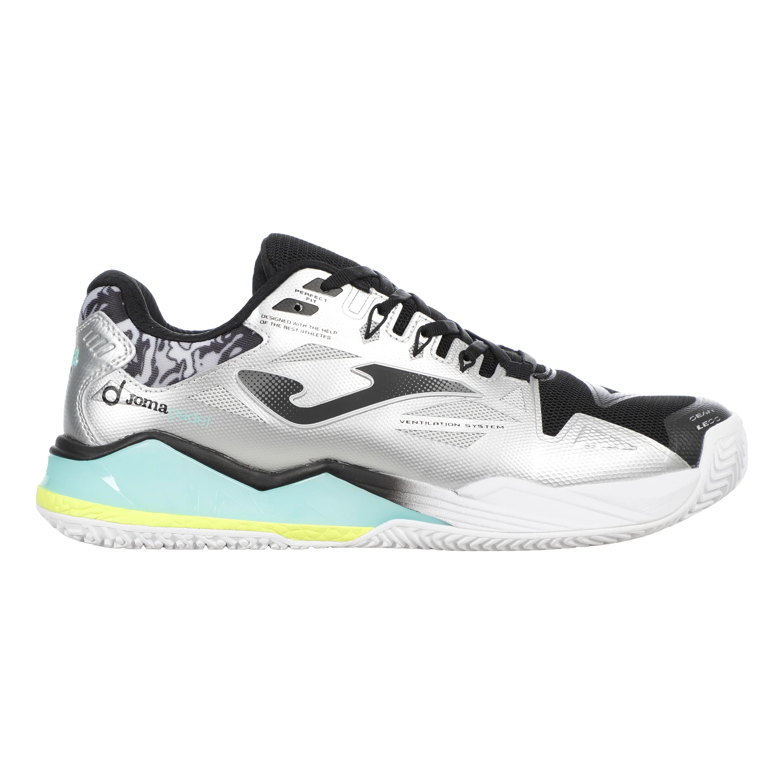 Spin Zapatilla de pádel Hombres - plateado