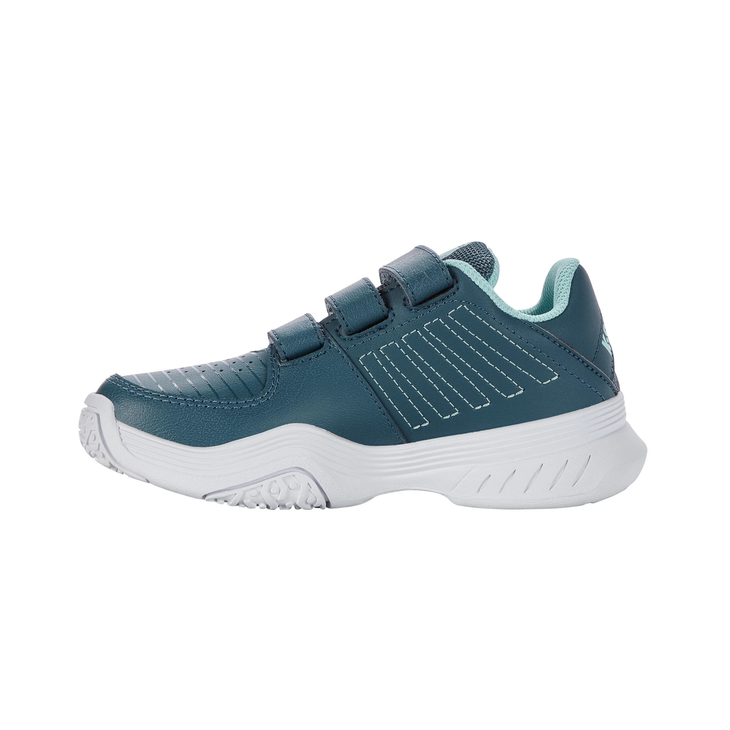 Court Express Strap Omni Zapatilla Todas Las Superficies Niños-Color Petróleo,Blanco - Image 2