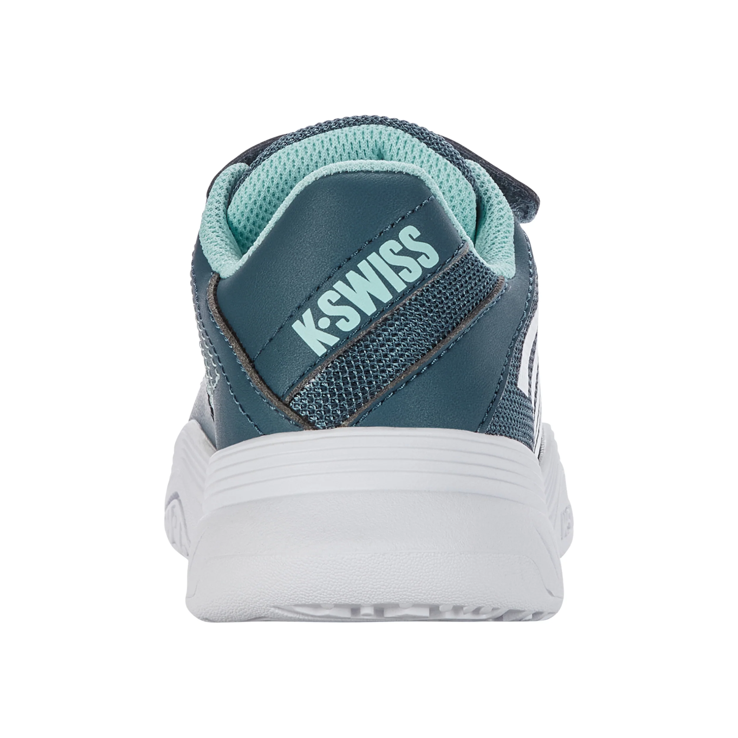 Court Express Strap Omni Zapatilla Todas Las Superficies Niños-Color Petróleo,Blanco - Image 5