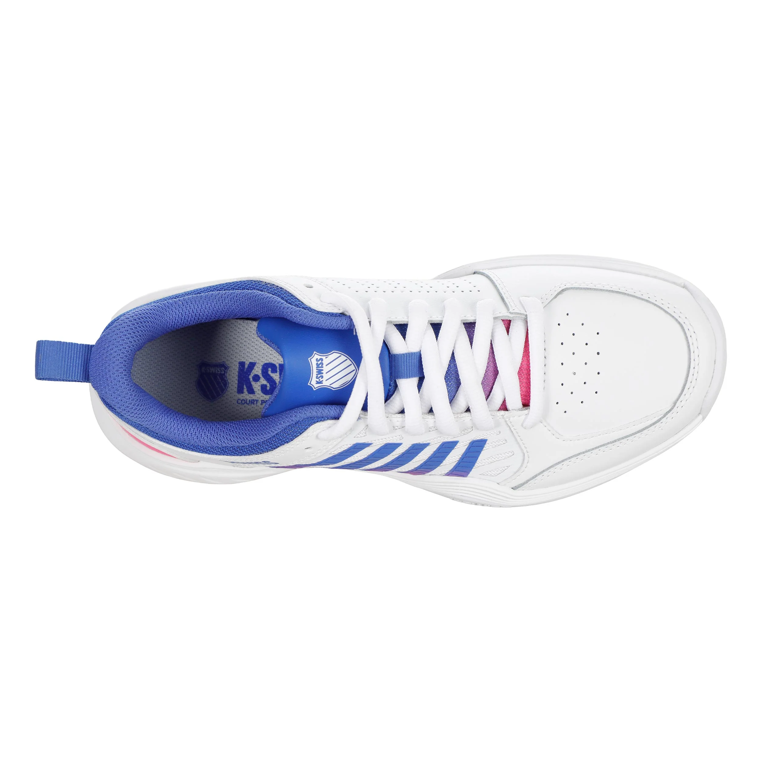 Court Express Zapatilla tierra batida Mujeres - blanco, rosa - Image 3