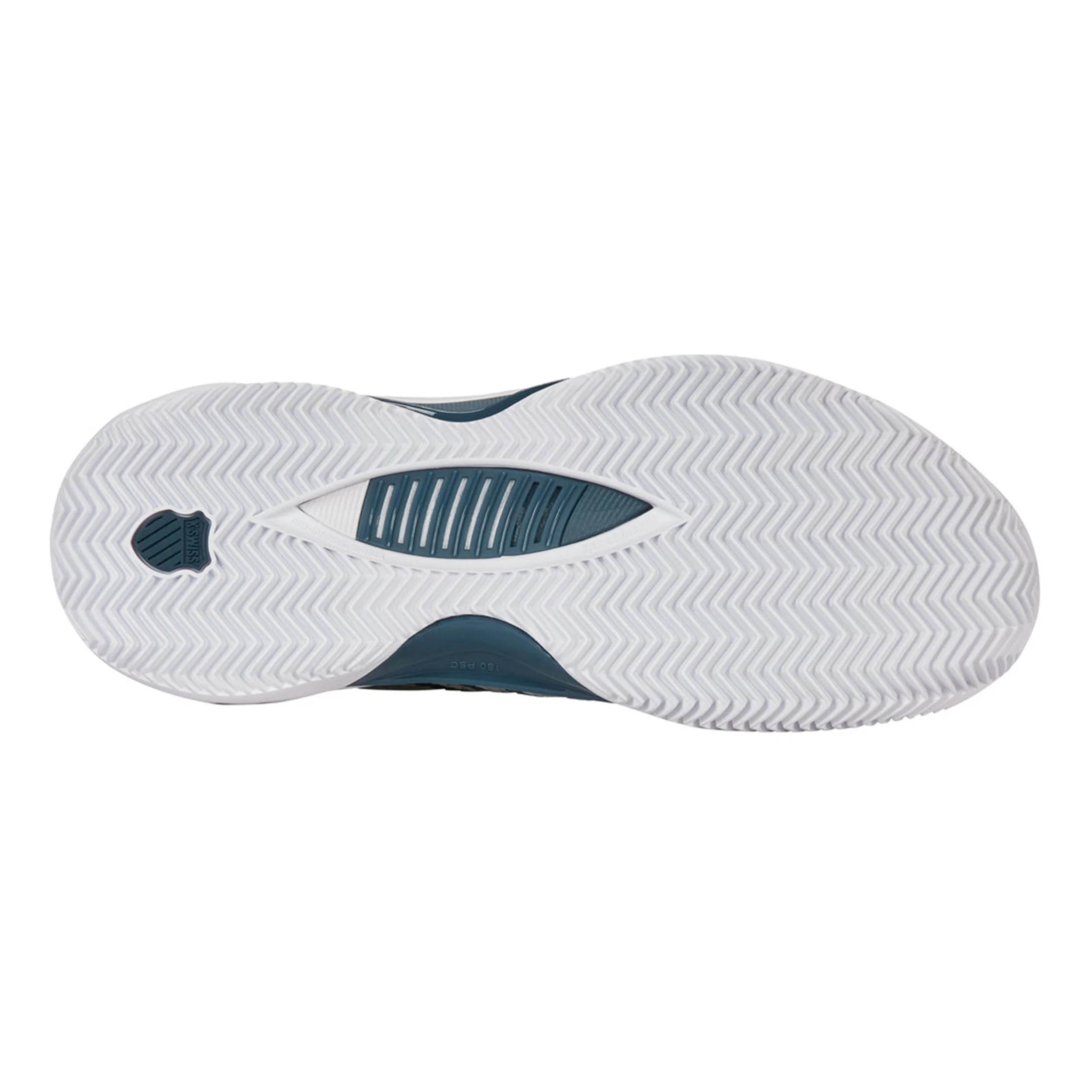 Hypercourt Supreme 2 Zapatilla Tierra Batida Hombres-Blanco,Color Petróleo - Image 4