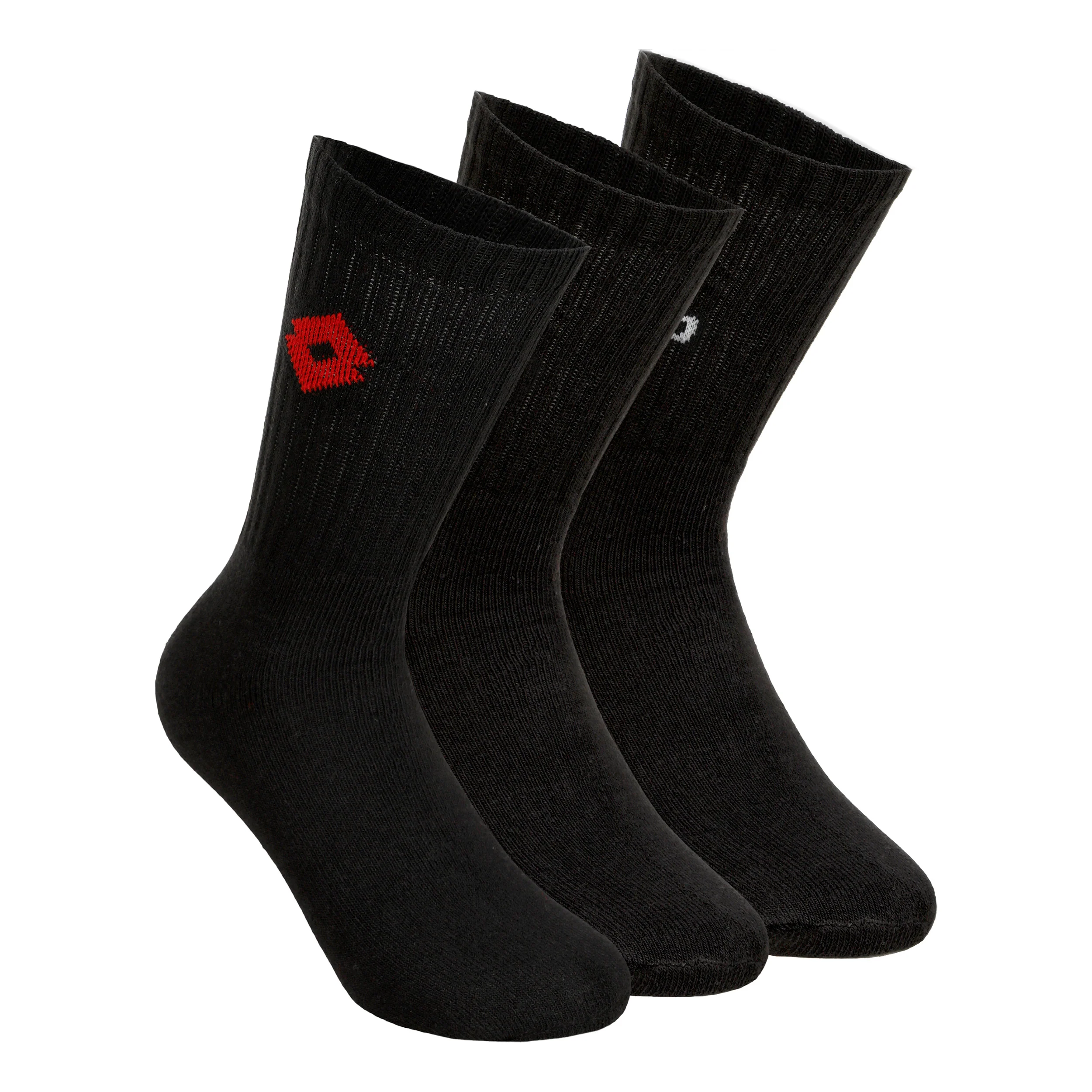 Calcetines De Tenis Pack De 3-Negro