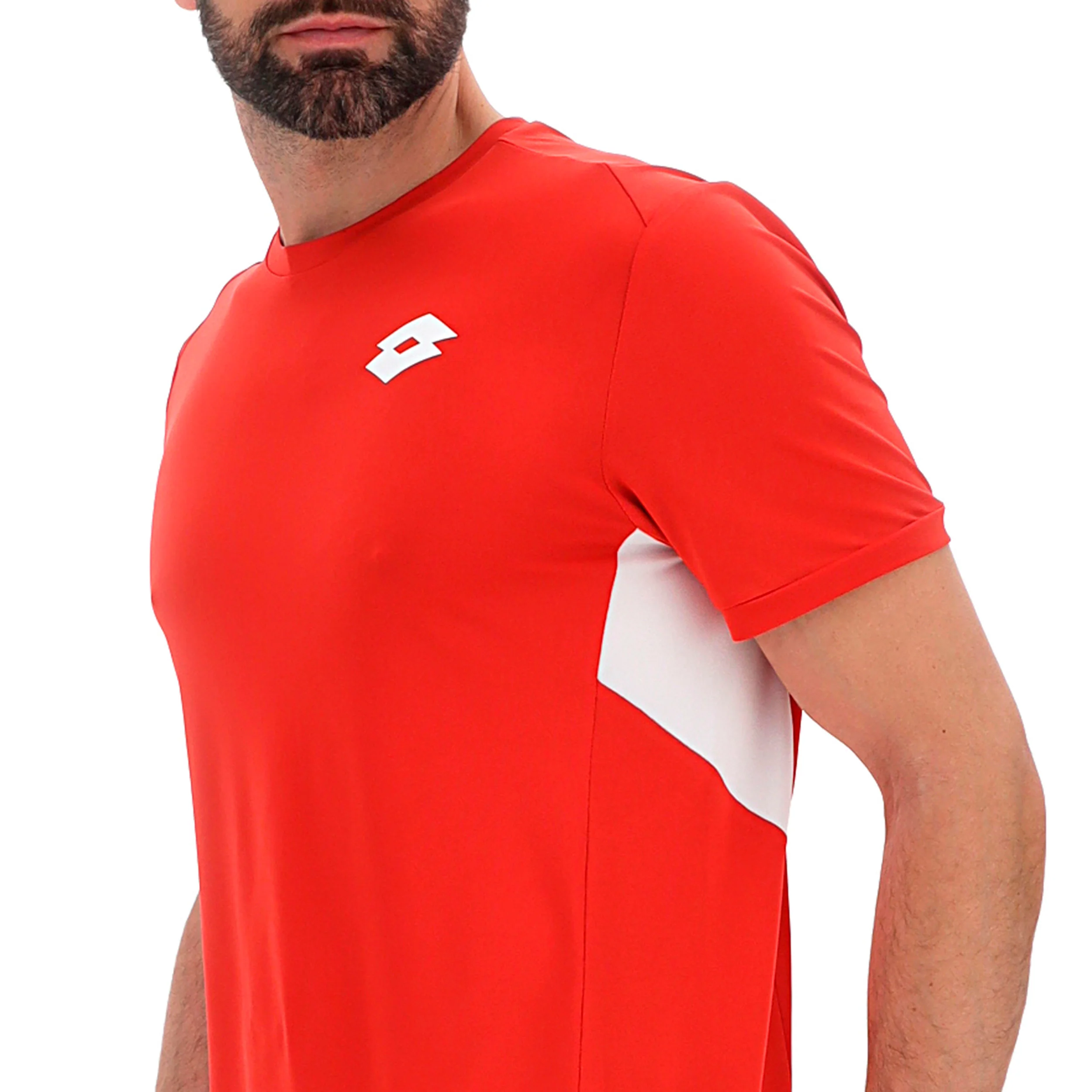 Squadra IV Camiseta de manga corta Hombres - rojo, blanco - Image 8