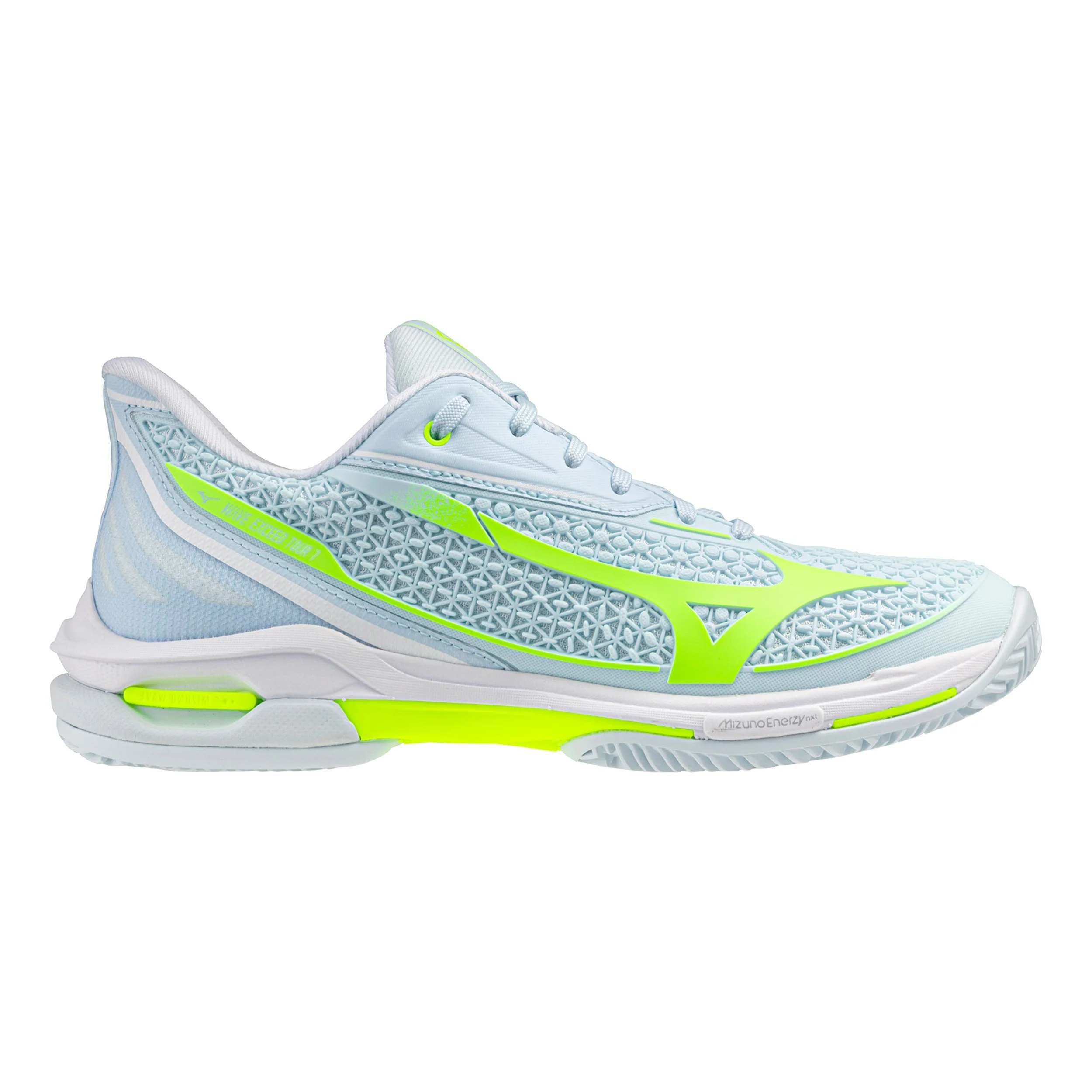 Wave Exceed Tour 7 Zapatilla tierra batida Mujeres - blanco, azul claro