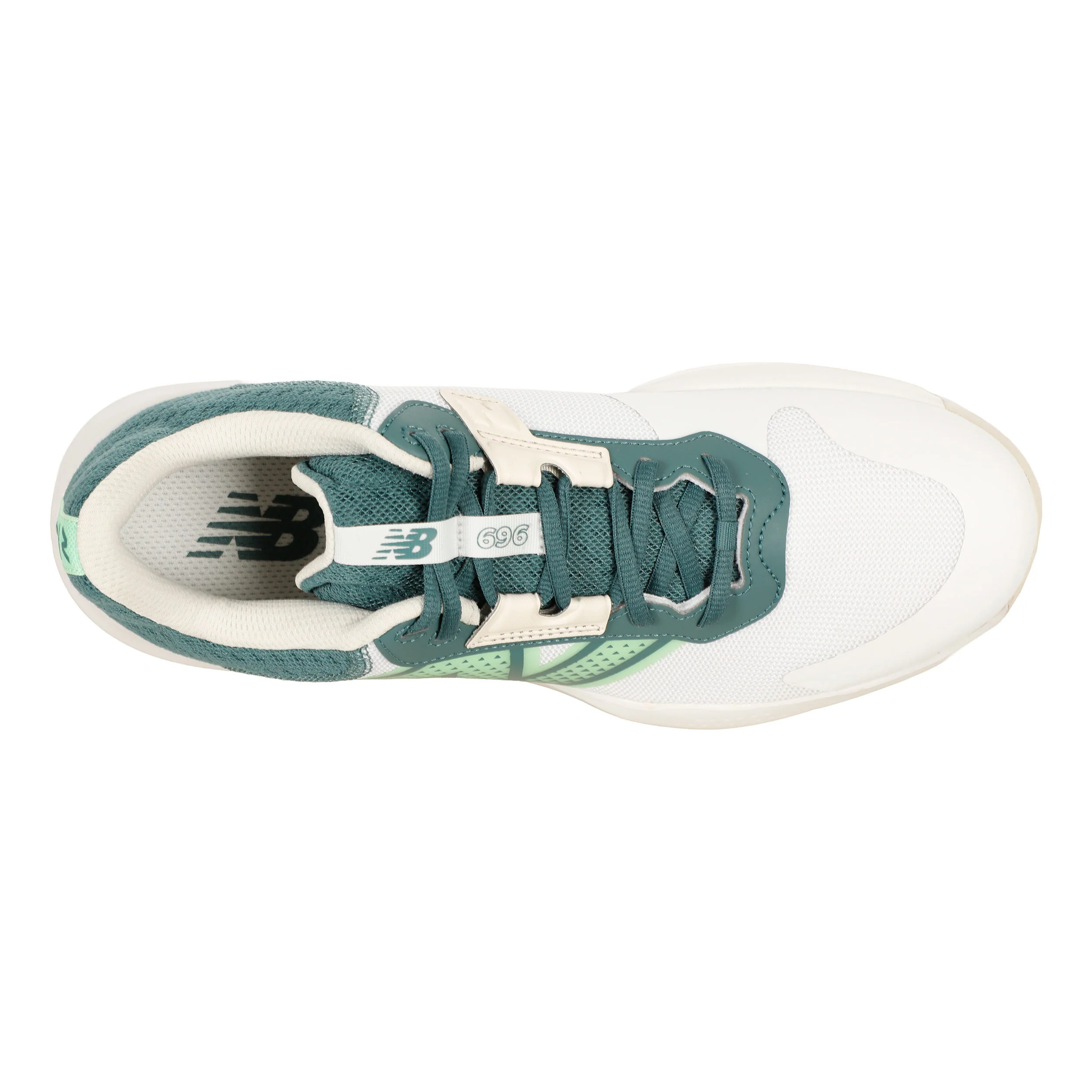 696 Zapatilla Todas Las Superficies Hombres-Blanco,Verde - Image 3