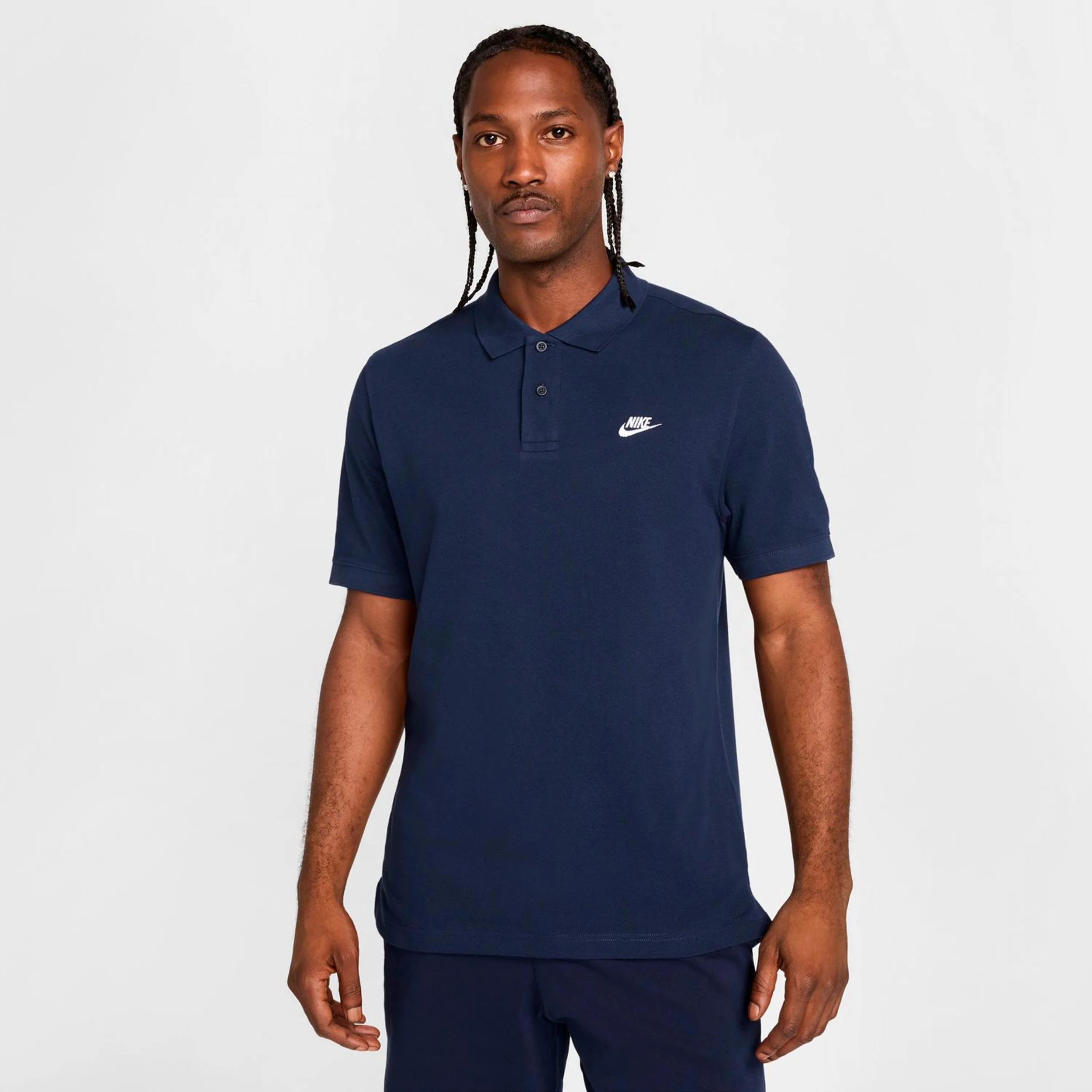 Club Pique Polo Hombres - azul oscuro