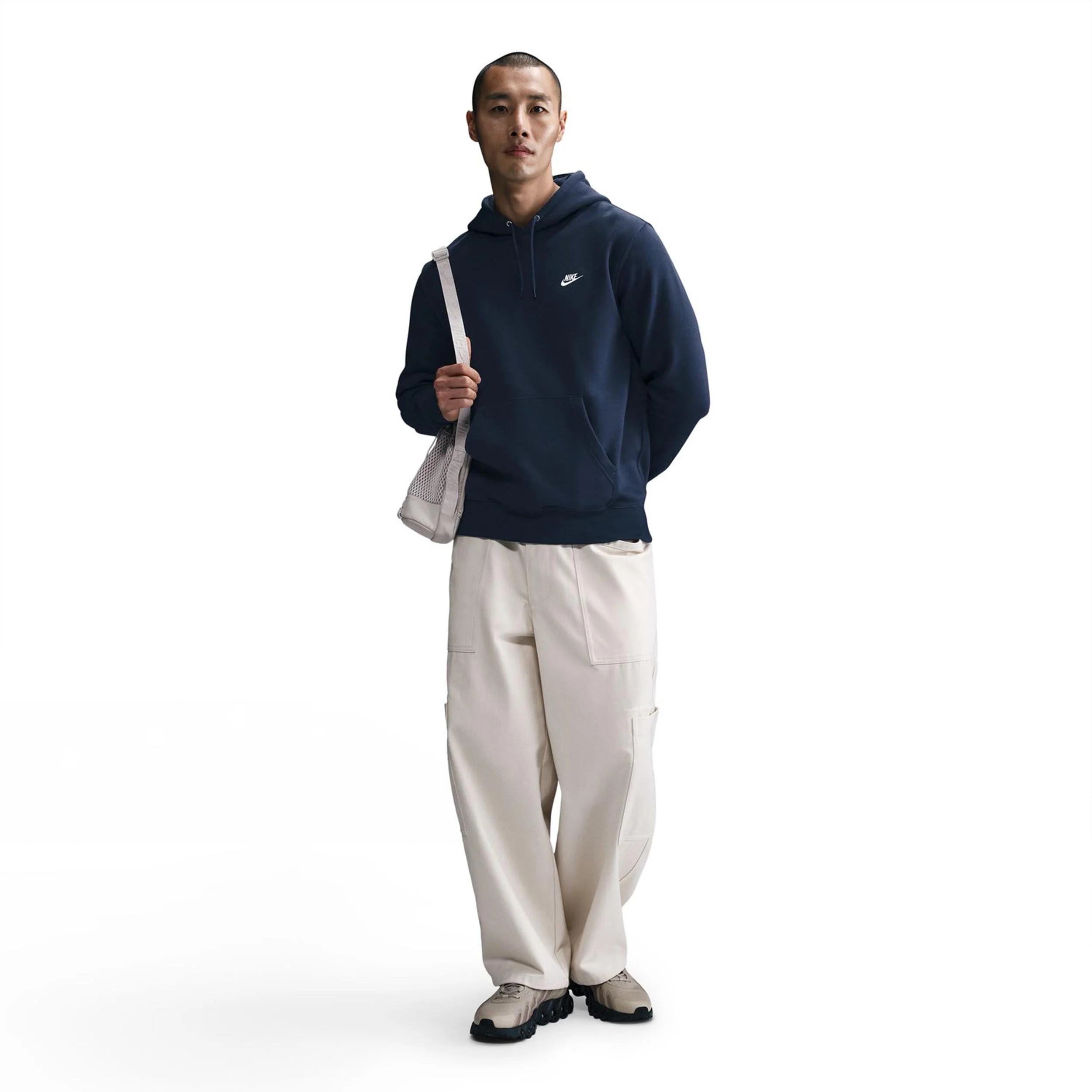 Club Sudadera Con Capucha Hombres-Azul Oscuro
