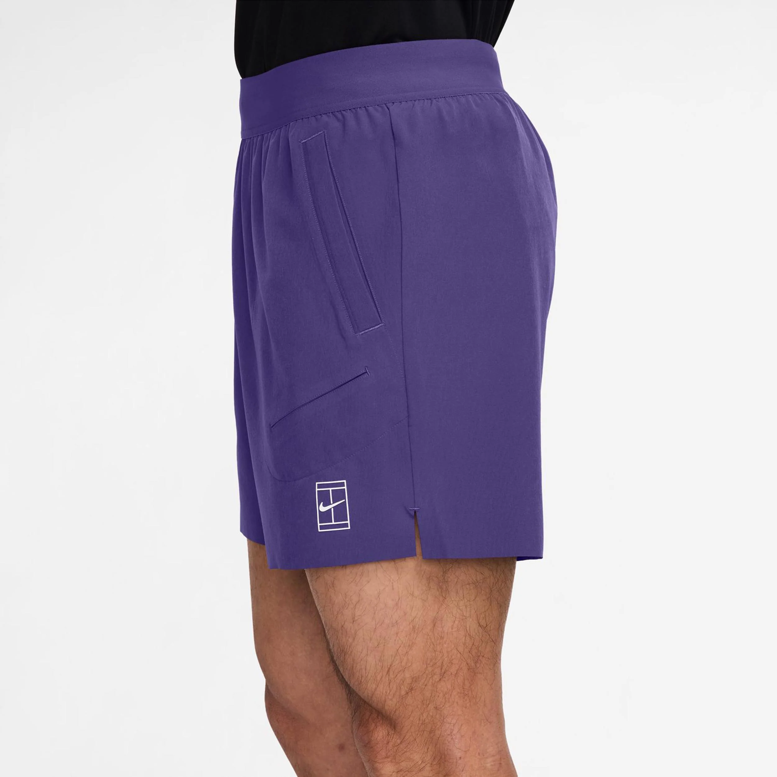 Court Dri-Fit Advantage 6in Shorts Hombres-Lila - Image 3