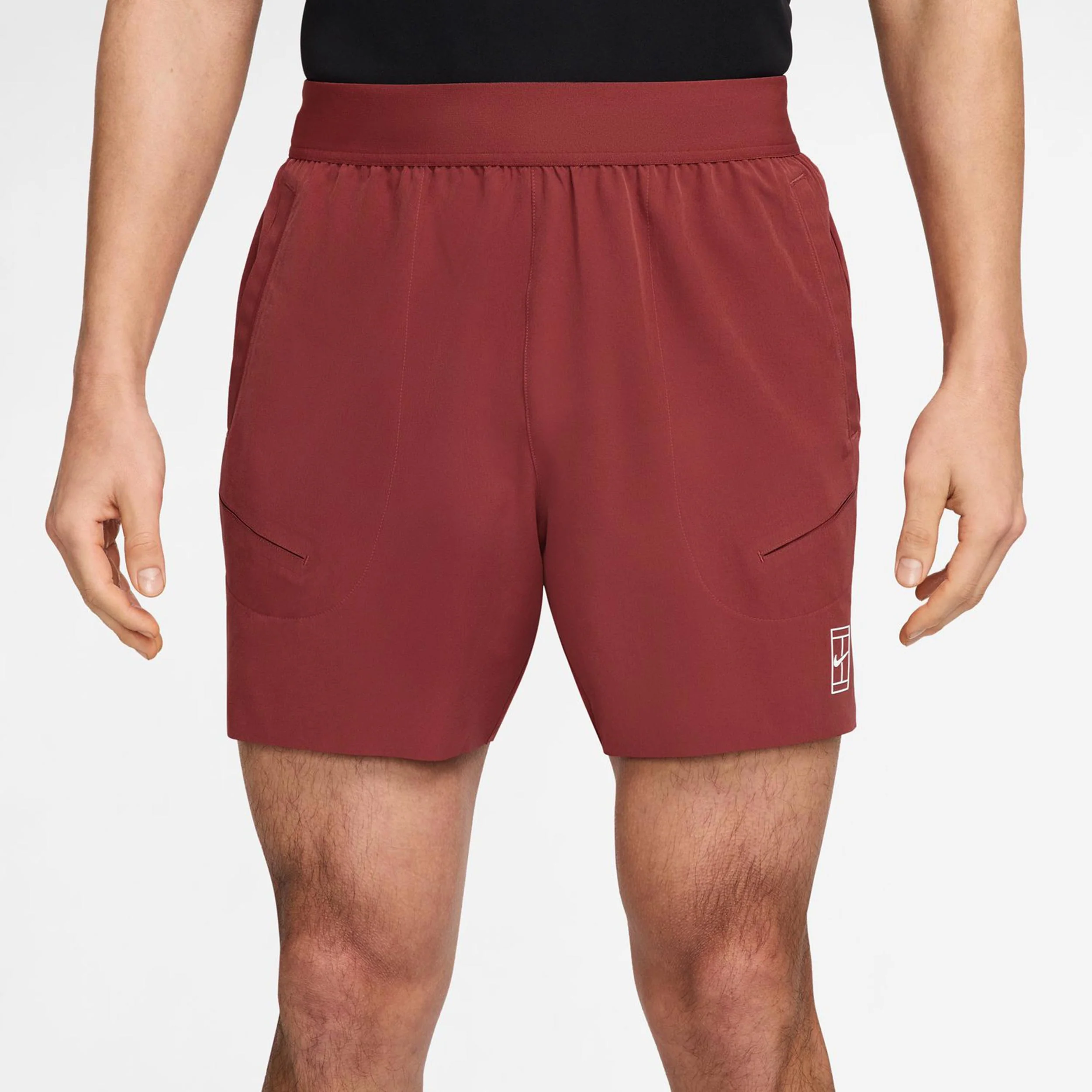 Court Dri-Fit Advantage 6in Shorts Hombres-Óxido - Image 3