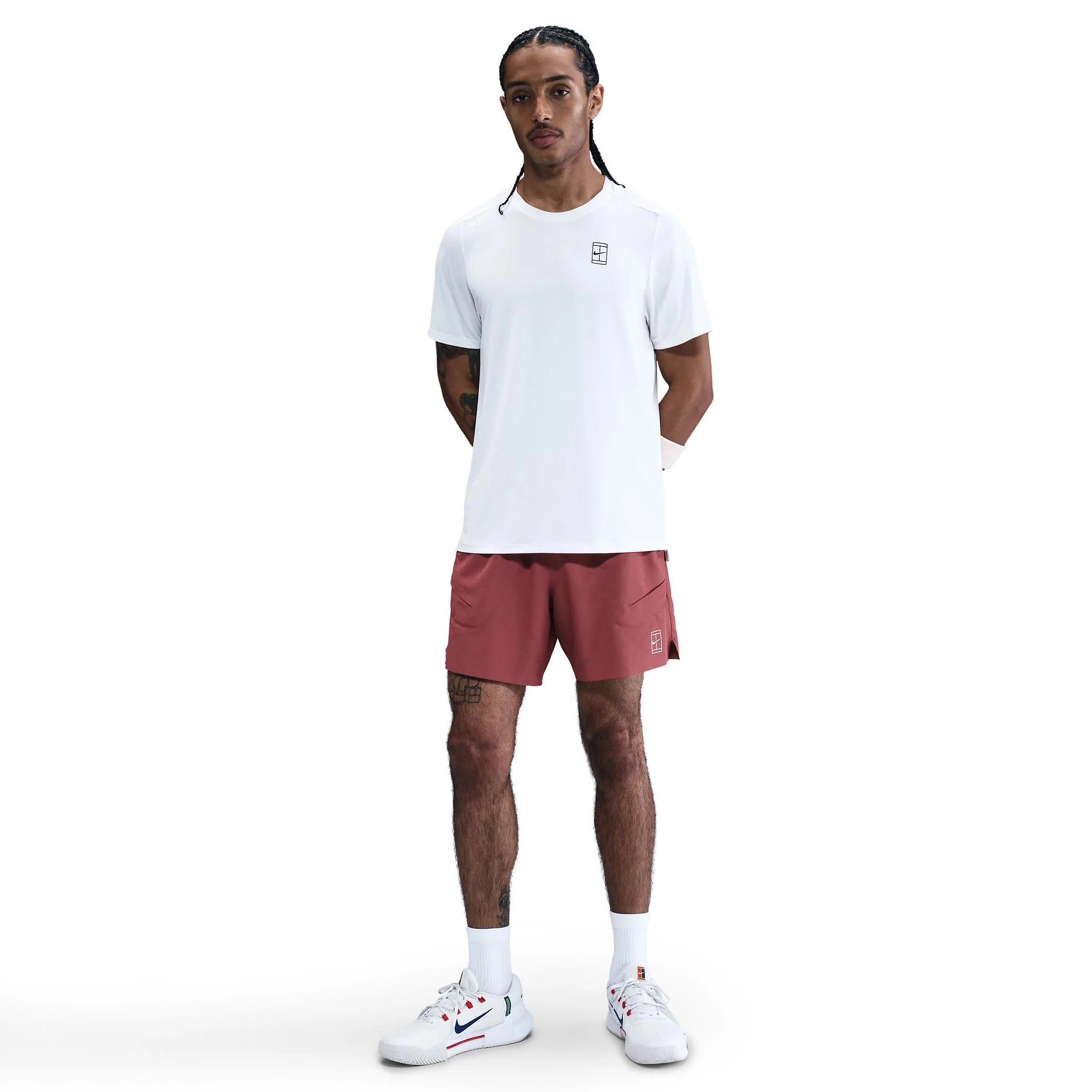 Court Dri-Fit Advantage 6in Shorts Hombres-Óxido - Image 5