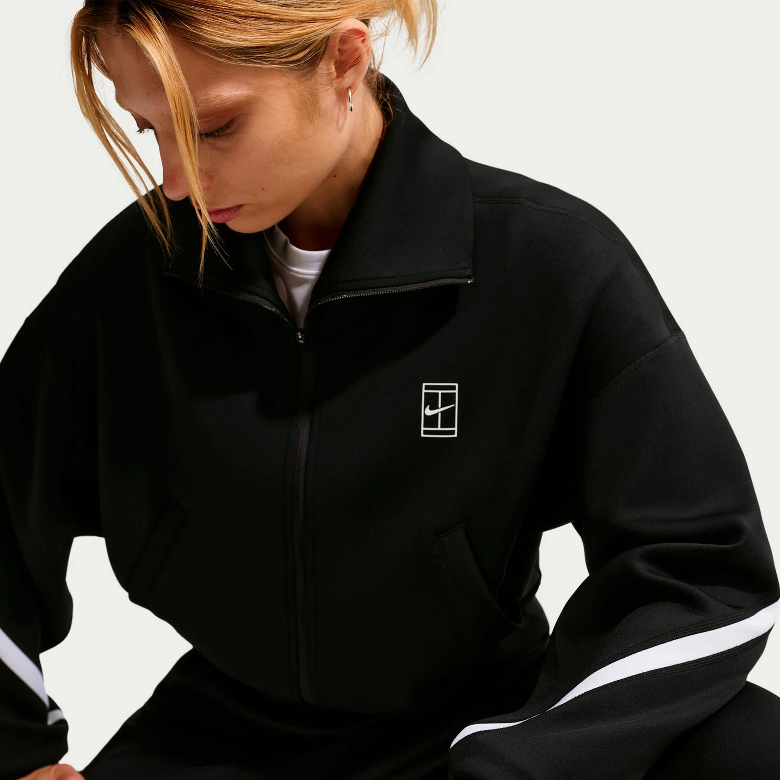 Court Dri-Fit Advantage Chaqueta de entrenamiento Mujeres-negro - Image 5