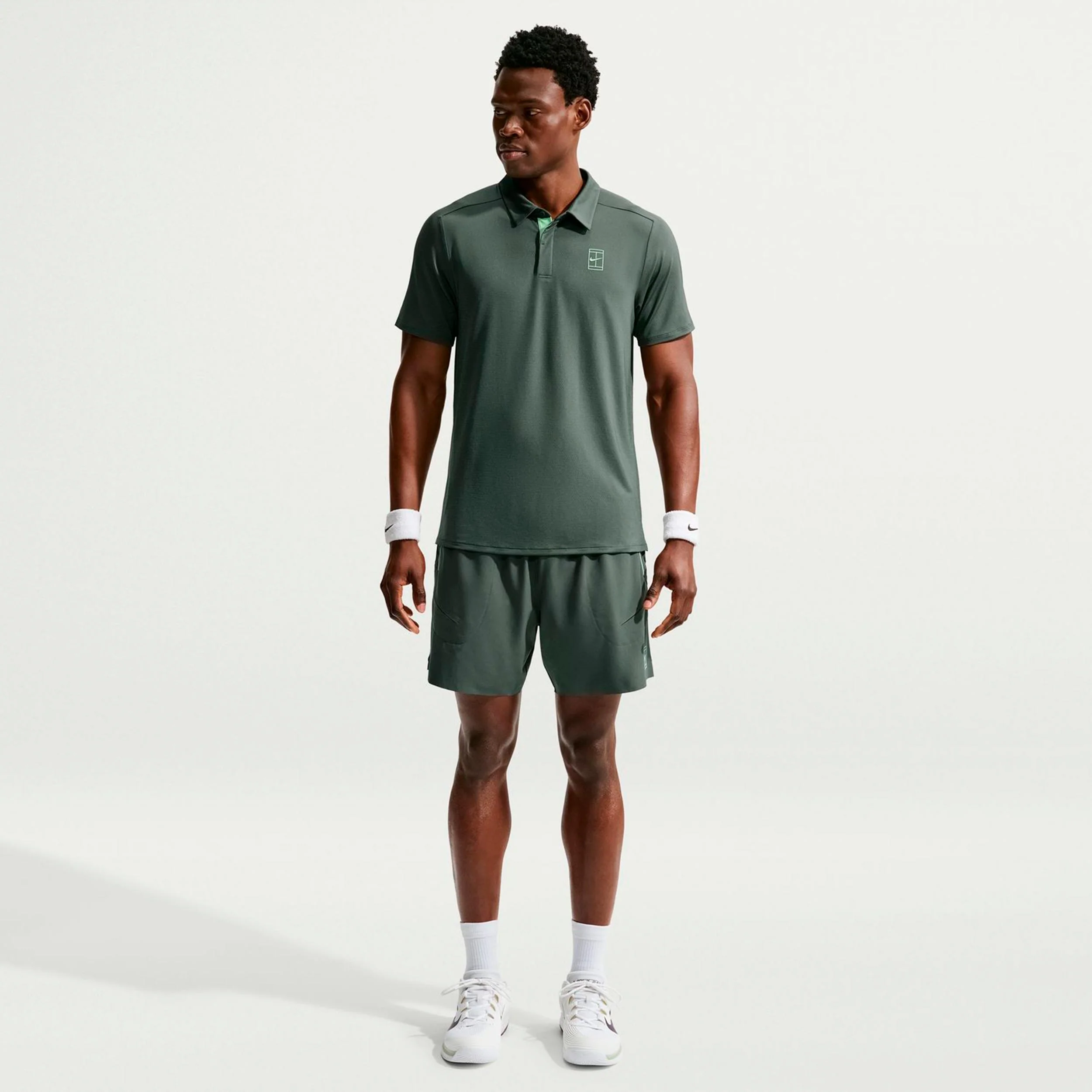 Court Dri-FIT Advantage Polo Hombres - blanco rot - Image 2