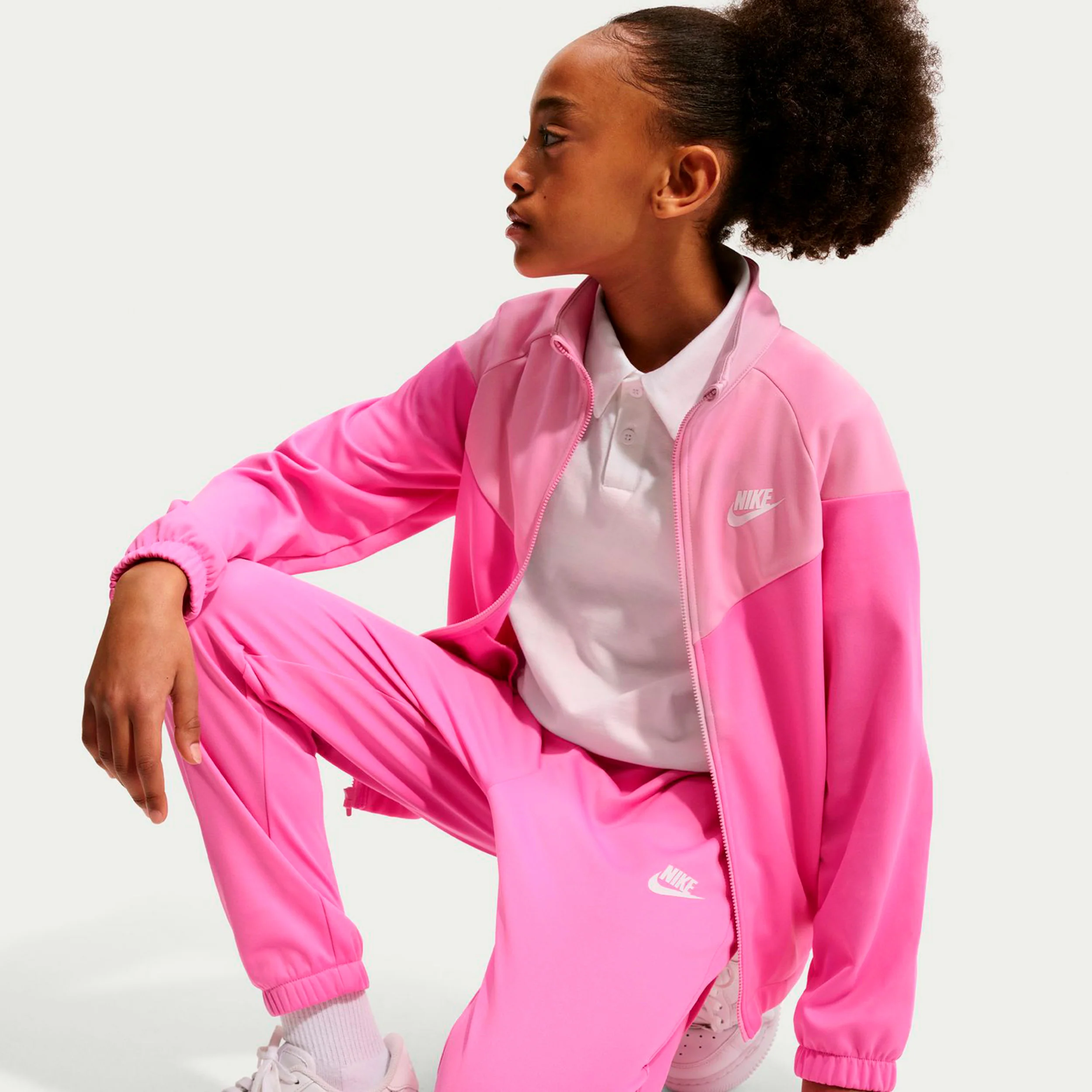 Dri-Fit Full-Zip Chándal Niños - rosa, rosa - Image 3