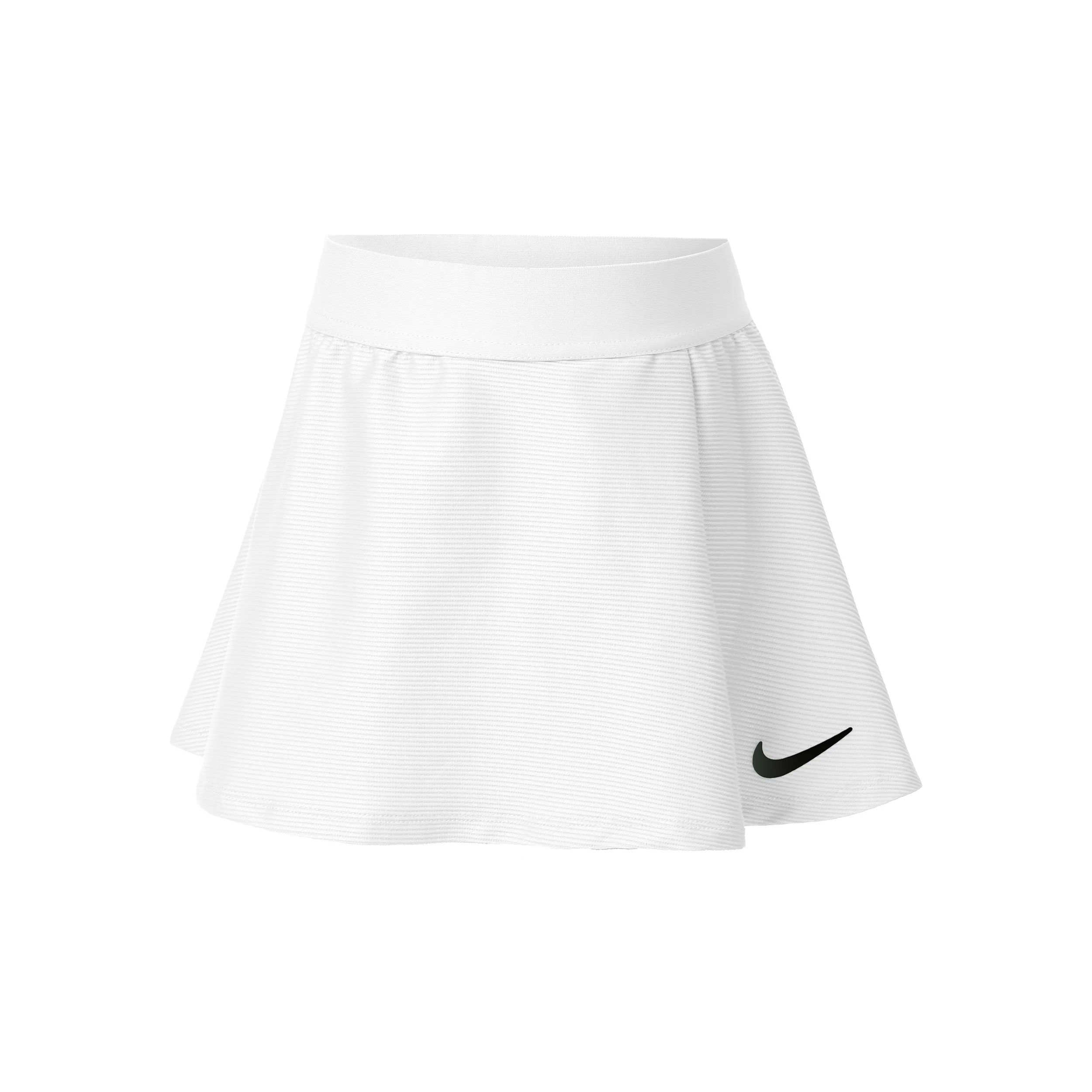 Dri-Fit Victory Big Kids Falda Chicas-Blanco