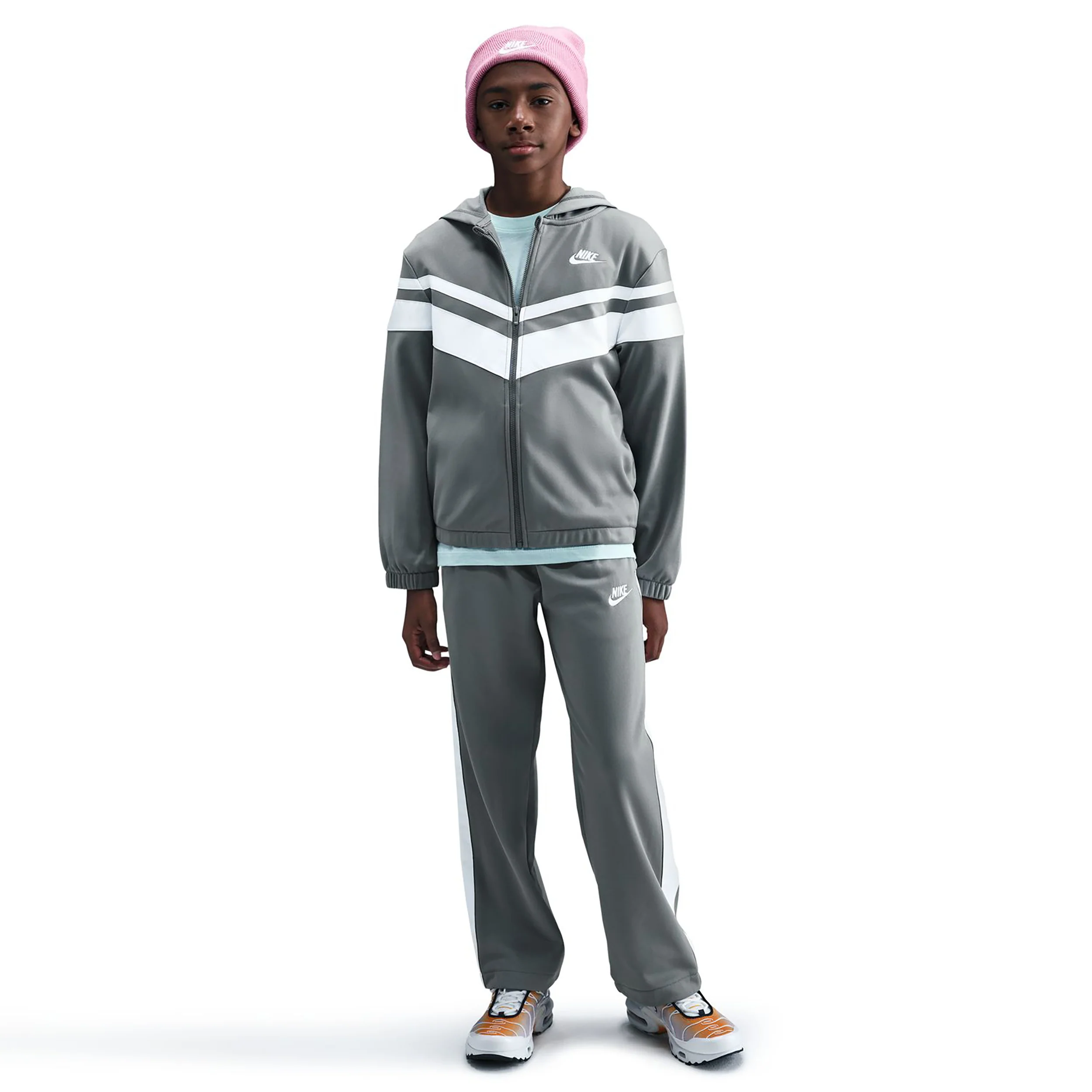 Sportswear Chándal Niños - gris, blanco