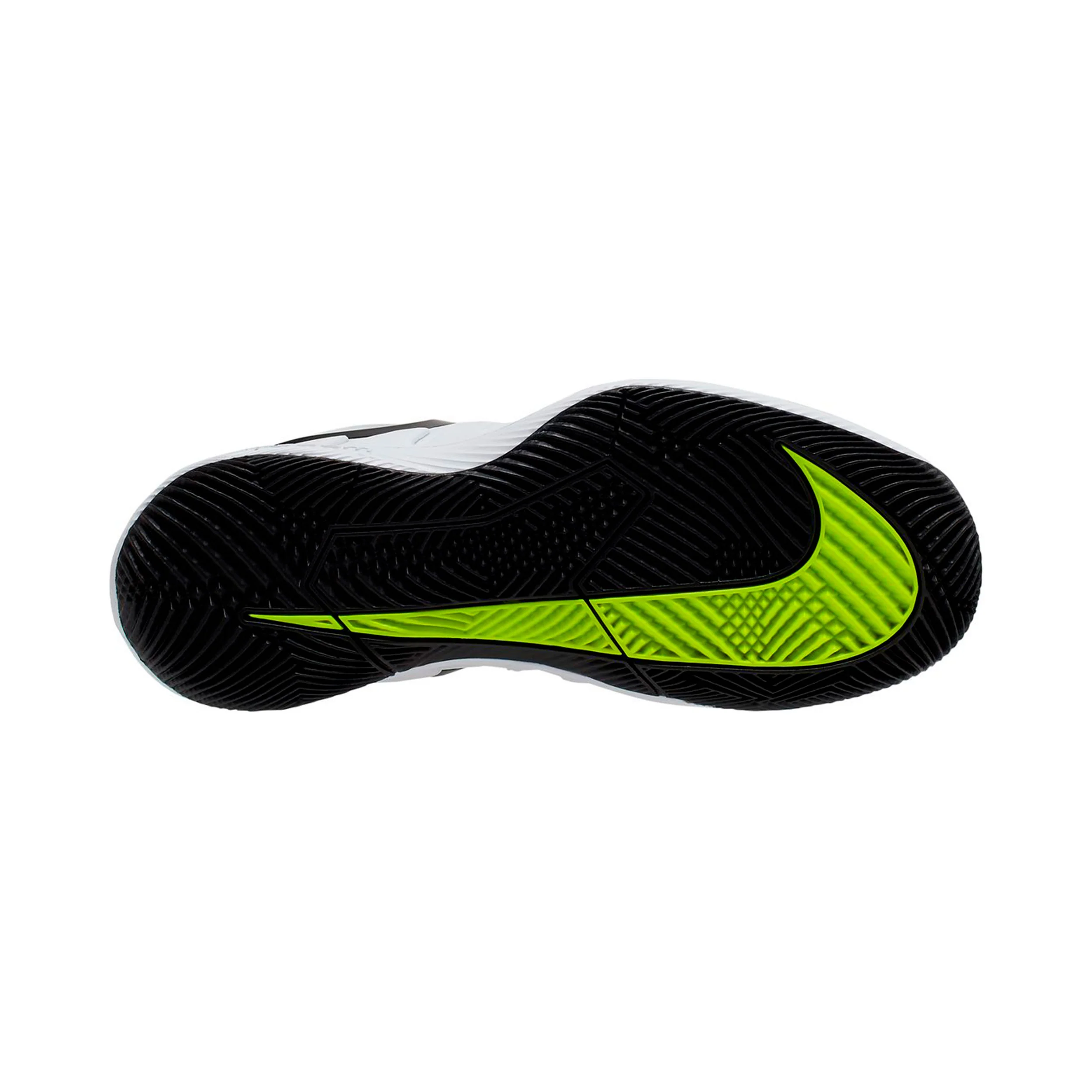 Vapor X Zapatilla todas las superficies Niños-blanco, verde neón - Image 4