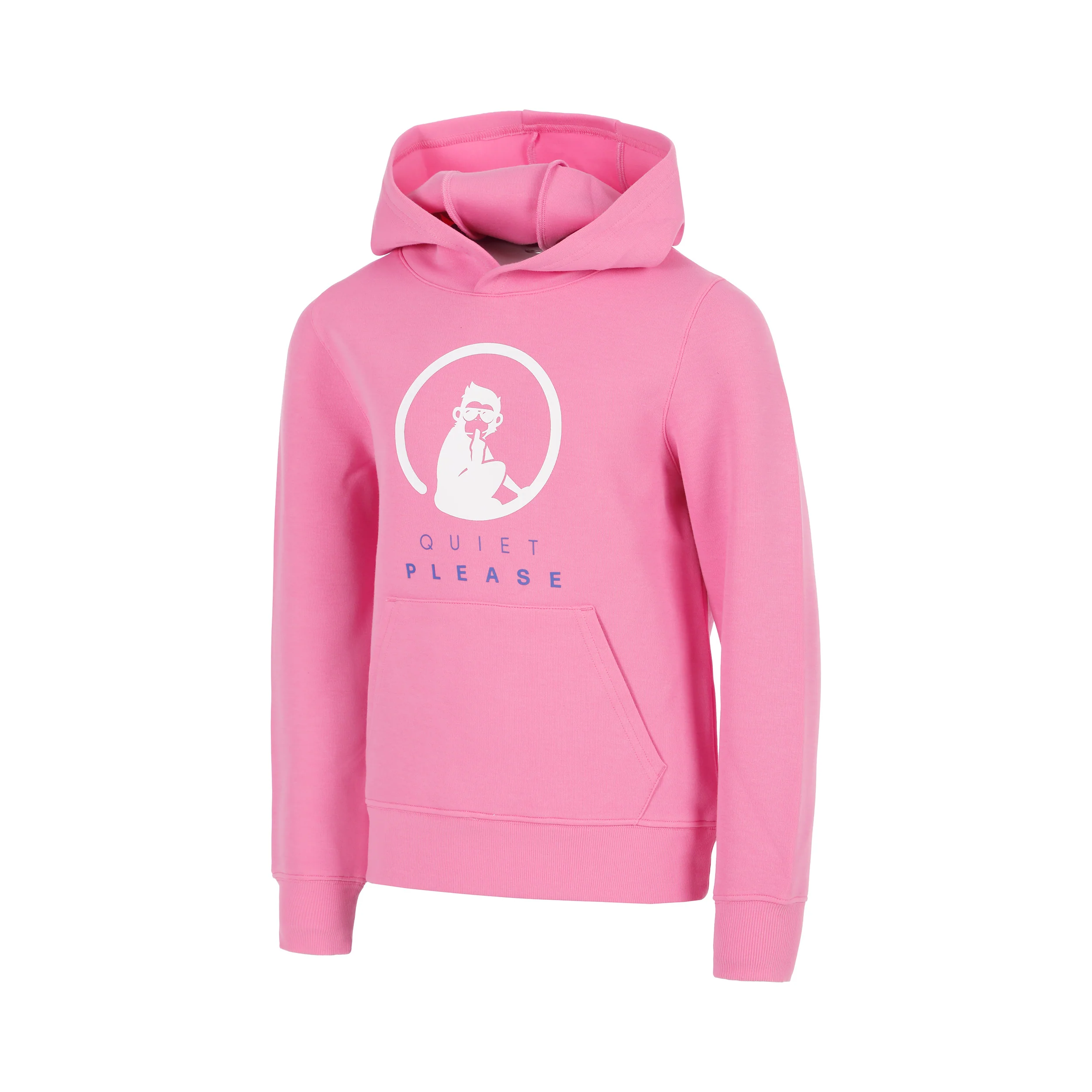Baseline Logo Sudadera con capucha Chicas - rosa, blanco