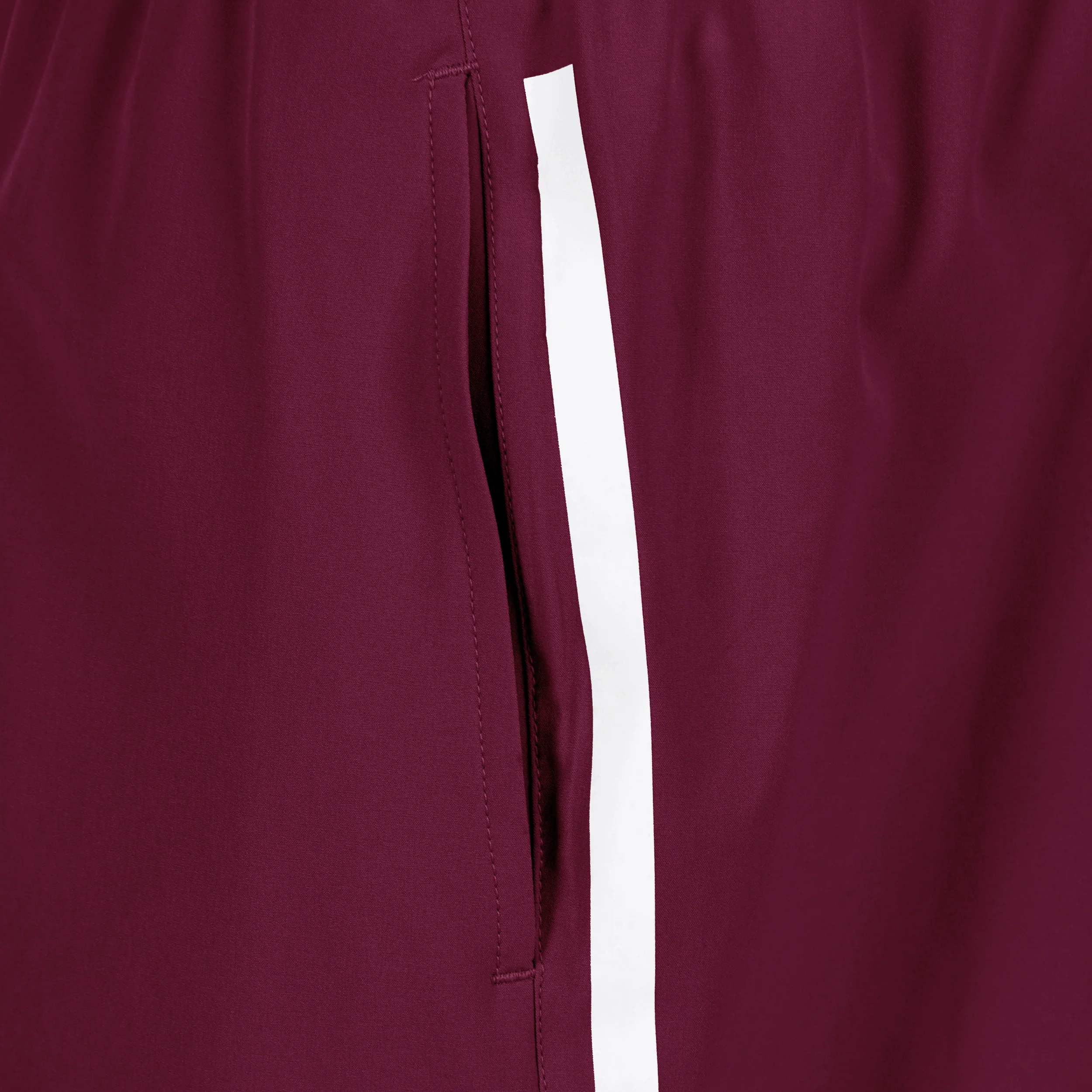 Create Drop 7in Shorts Hombres-Rojo Vino,Blanco - Image 4