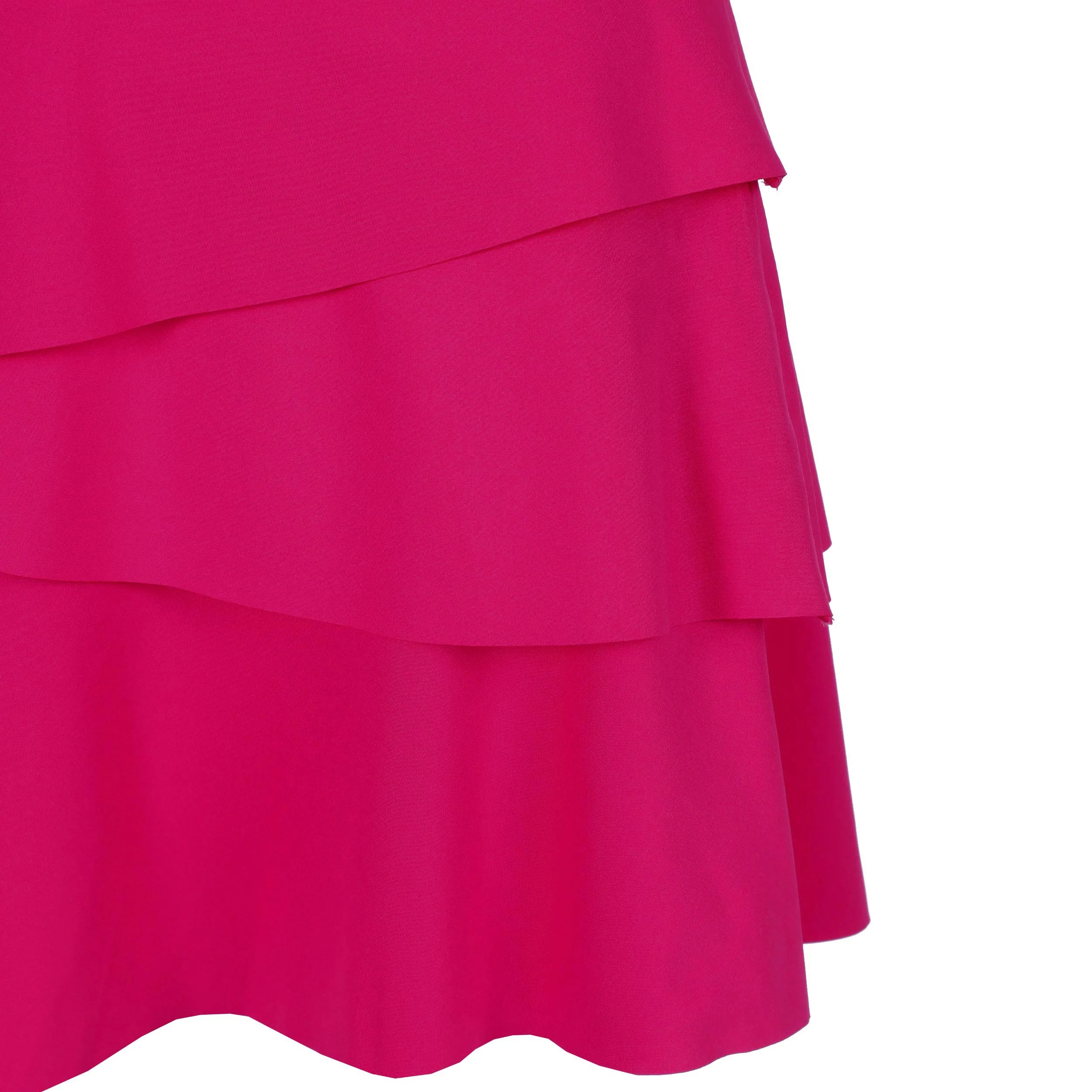 Create Flounce Vestido Mujeres-Rosa,Blanco - Image 11