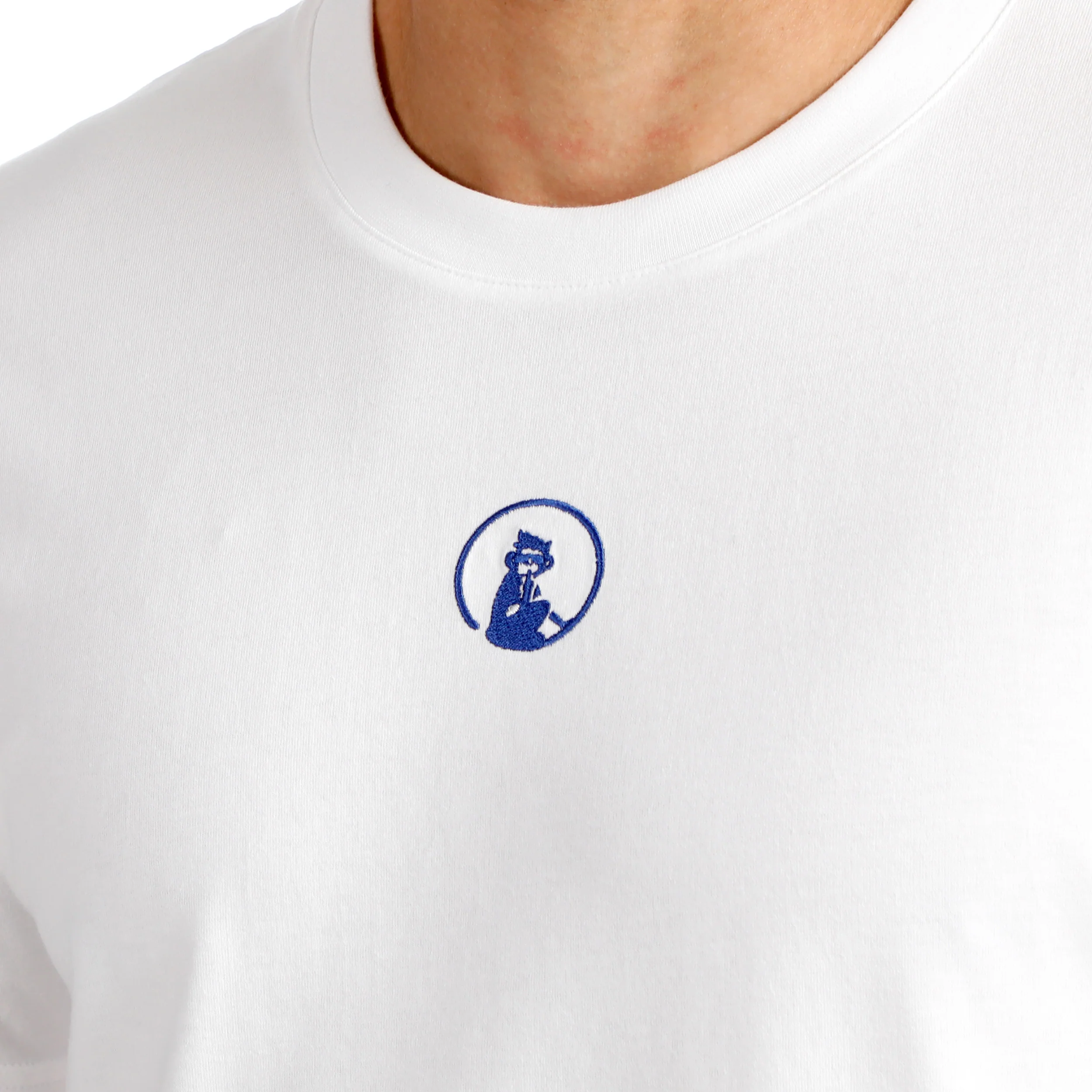 Crush T-Line Camiseta de manga corta Hombres-blanco, azul - Image 9