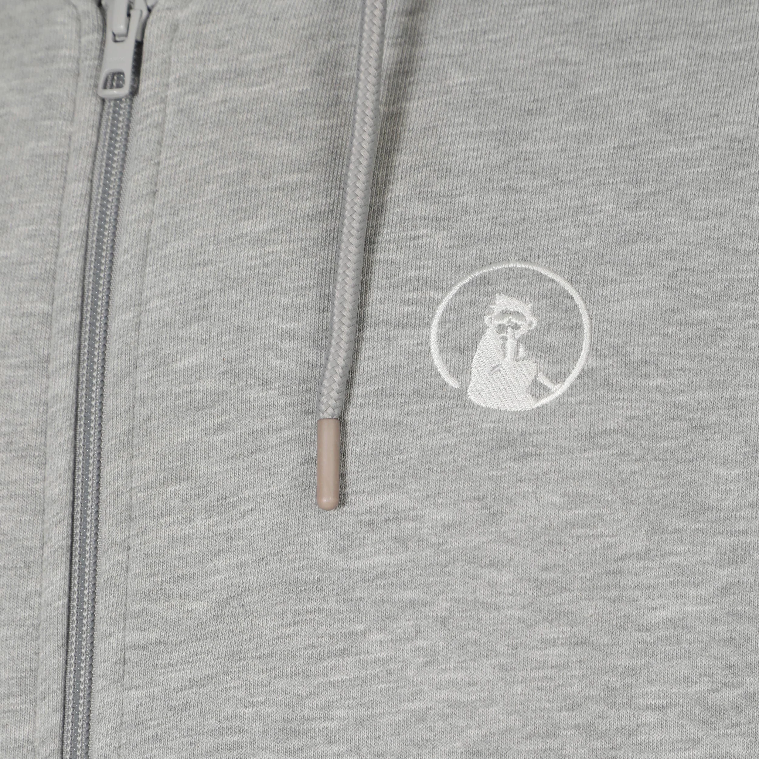 Essential Zip Sudadera con cremallera Hombres-gris - Image 3