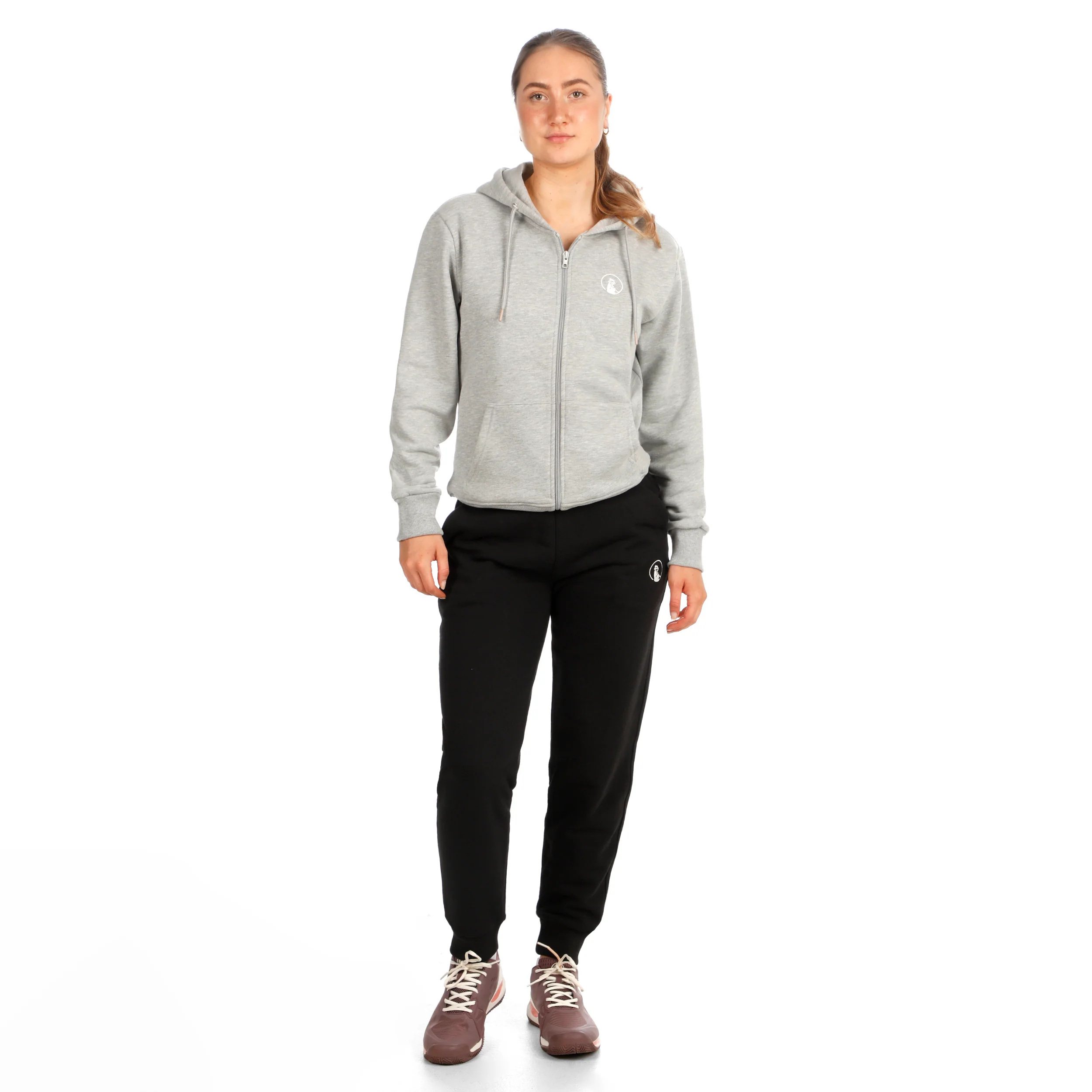 Essential Zip Sudadera con cremallera Mujeres-gris - Image 5