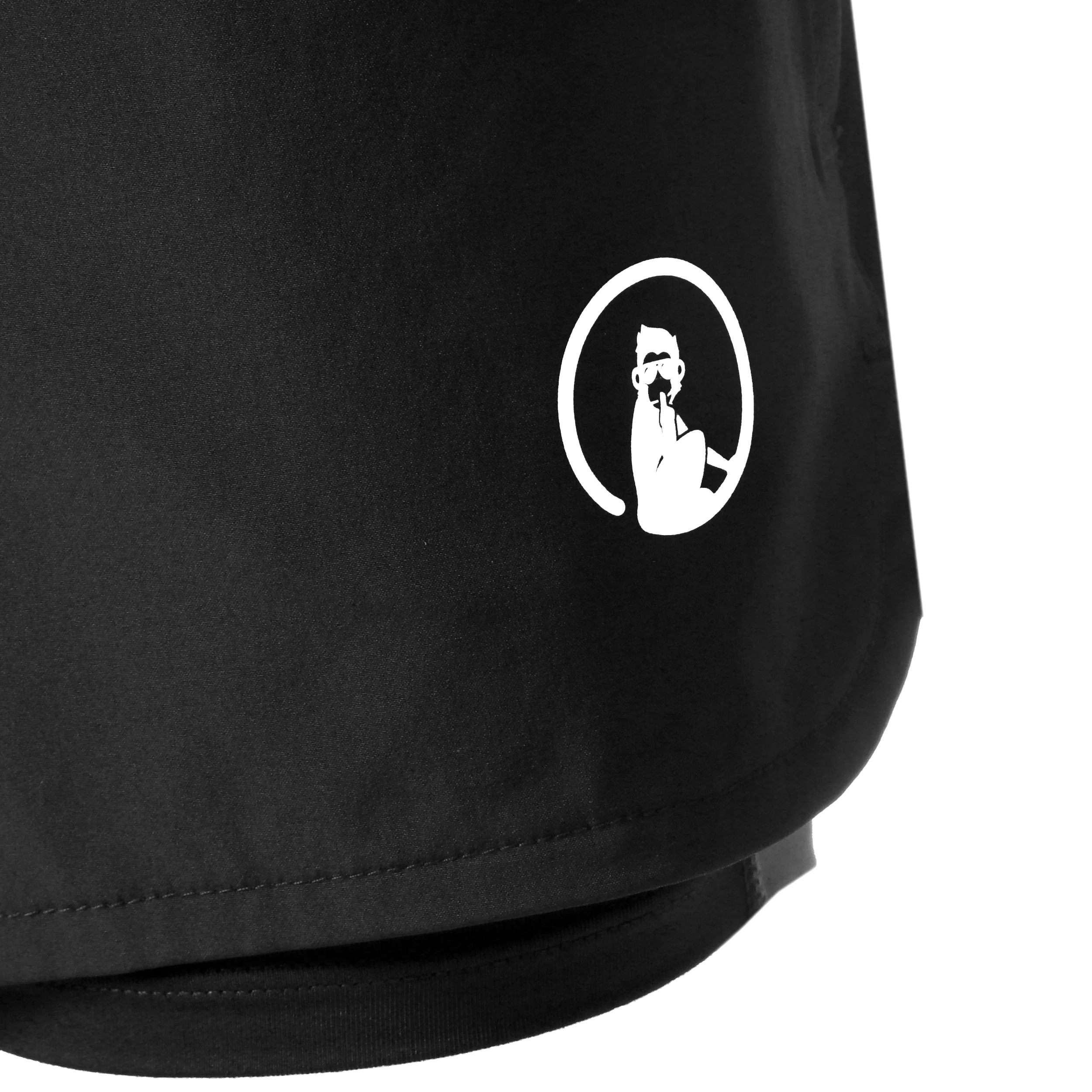 Match 2in1 Shorts Chicas-Negro,Blanco - Image 3