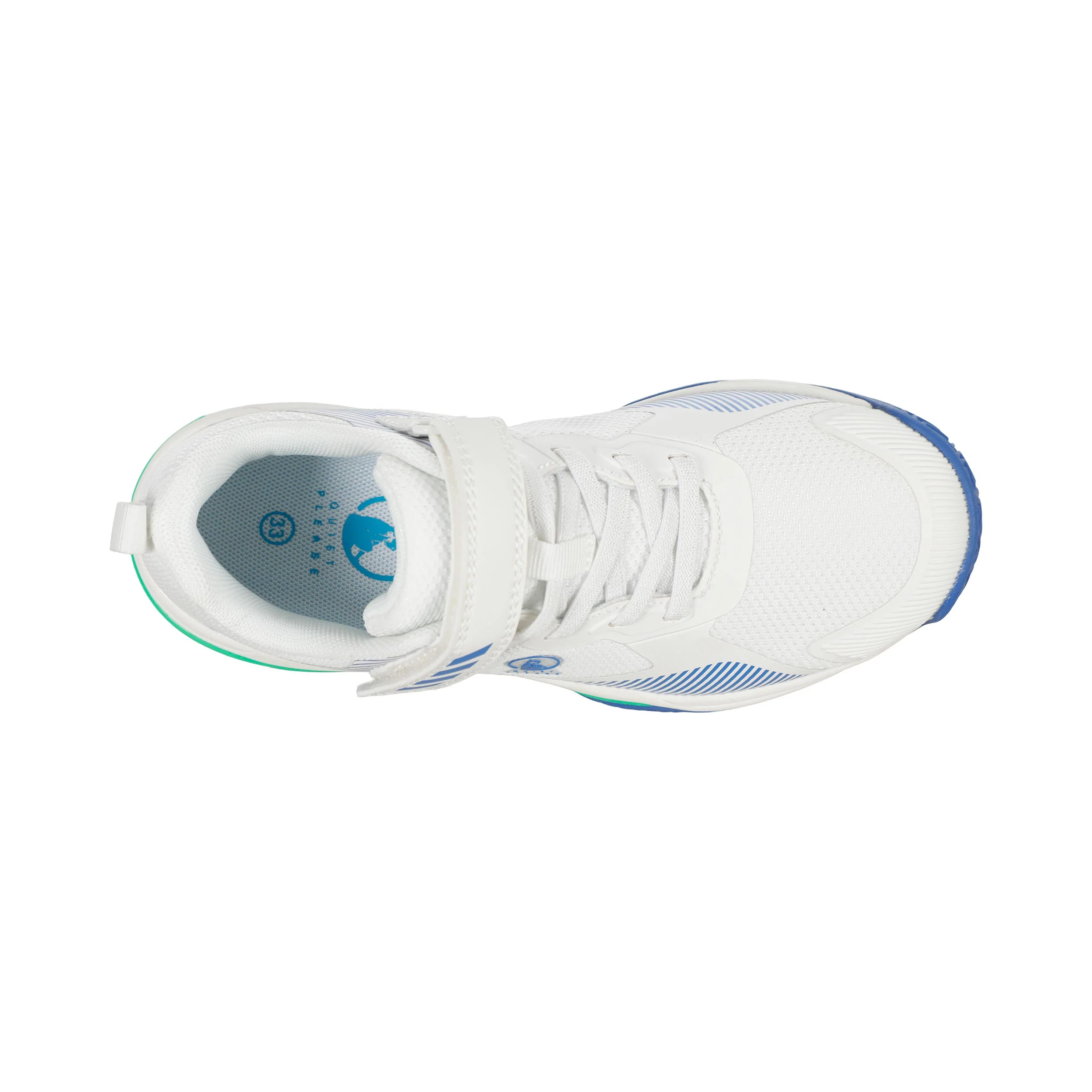 Match Velcro Clay Zapatilla tierra batida Niños-blanco, azul - Image 3