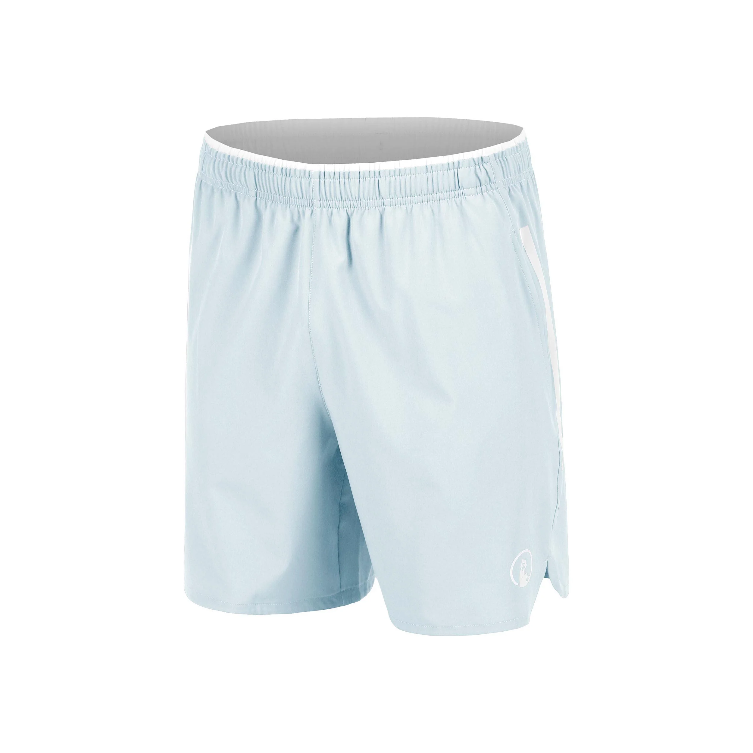 Memories Drop 7in Shorts Hombres - azul claro, blanco roto