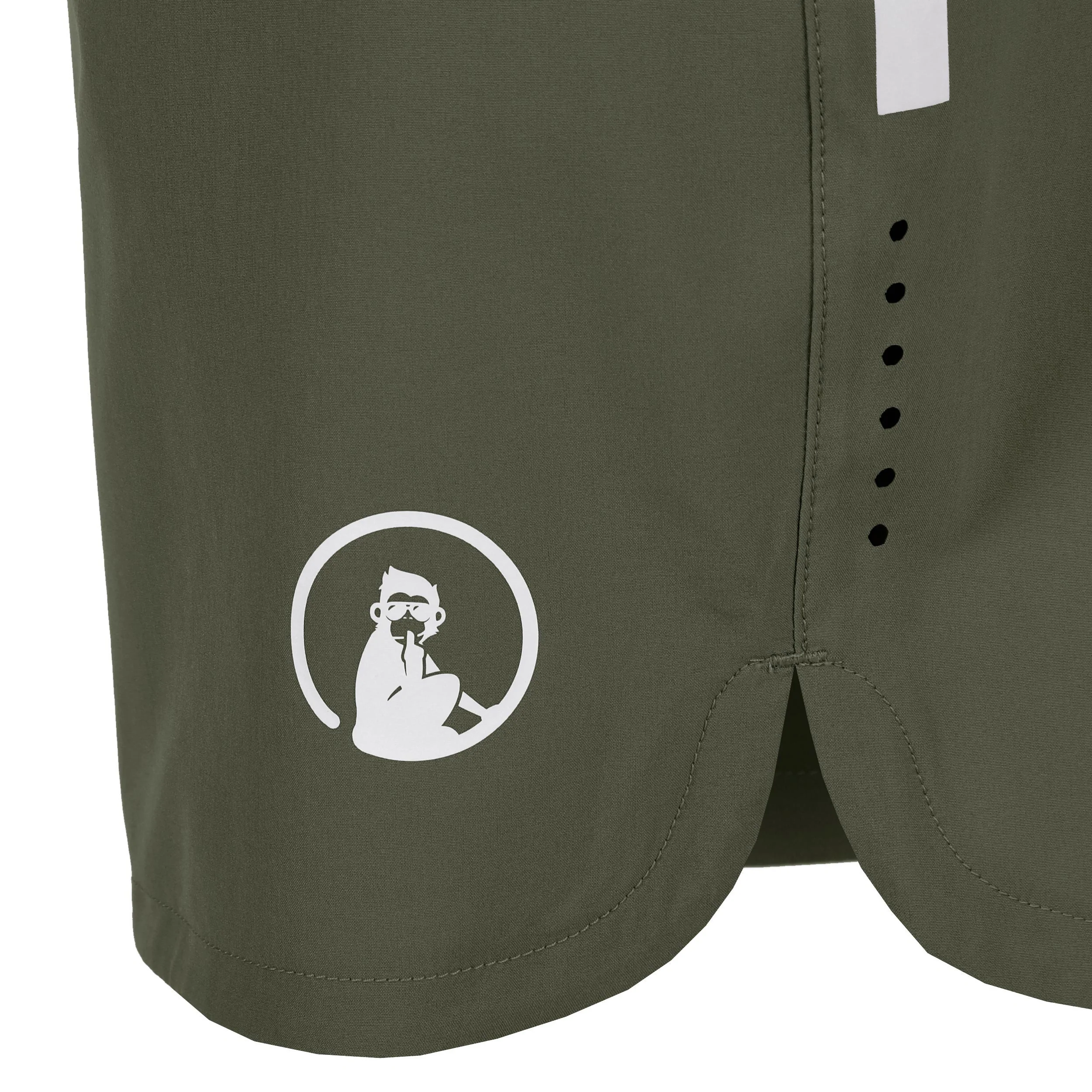 Memories Drop 7in Shorts Hombres - verde oscuro - Image 3