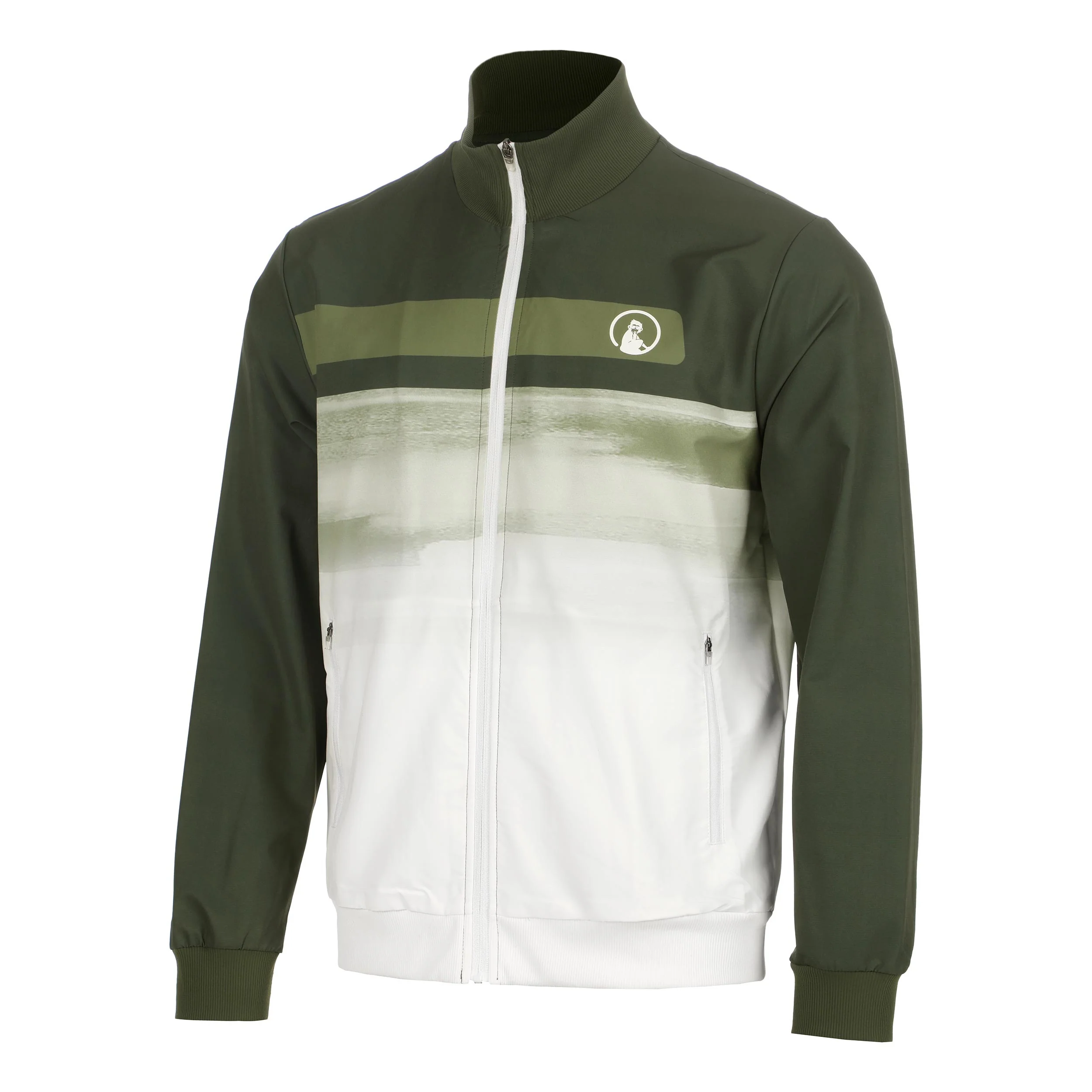 Memories Faded Wipe Chaqueta de entrenamiento Hombres - verde oscuro