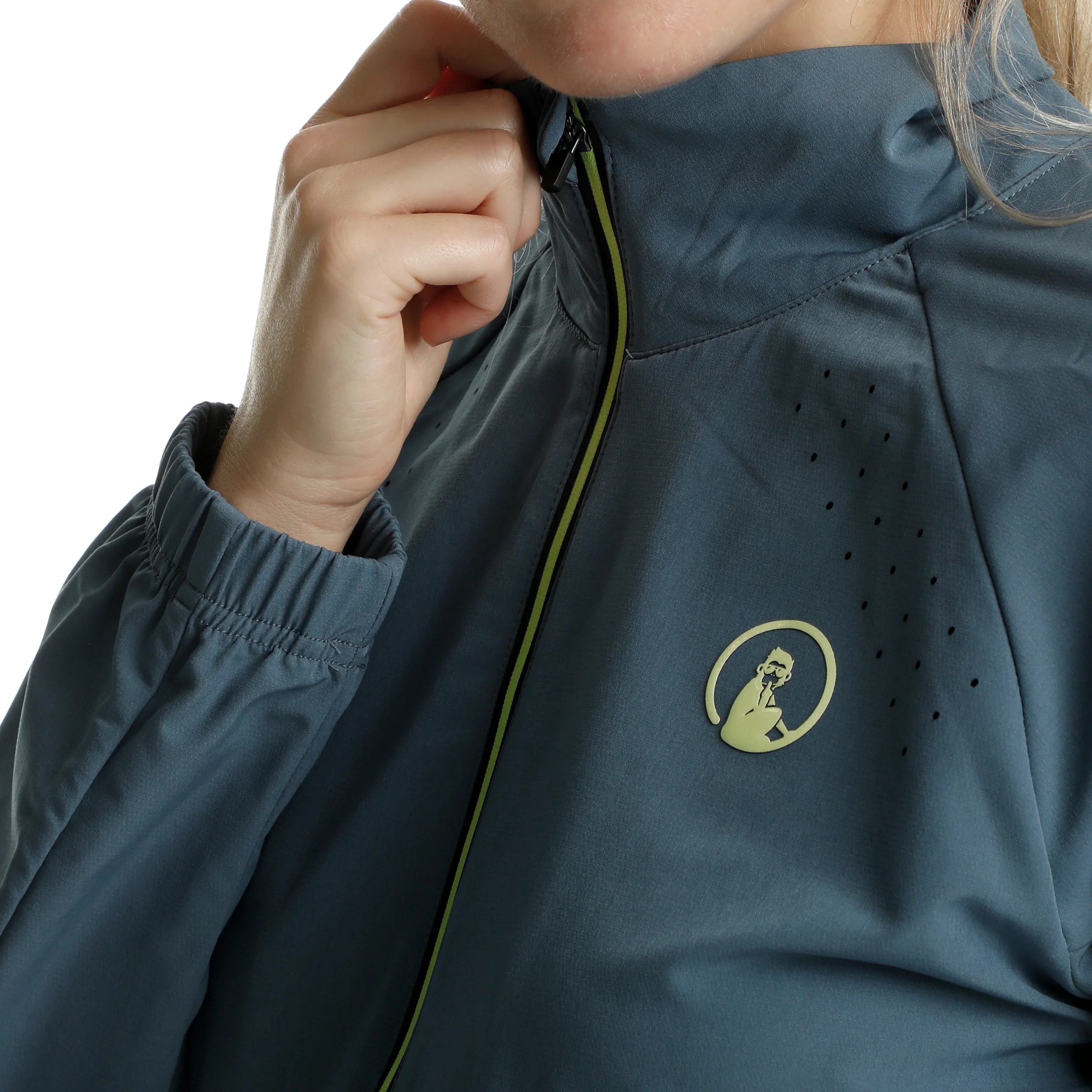Perspective Return Chaqueta De Entrenamiento Mujeres-Azul - Image 8