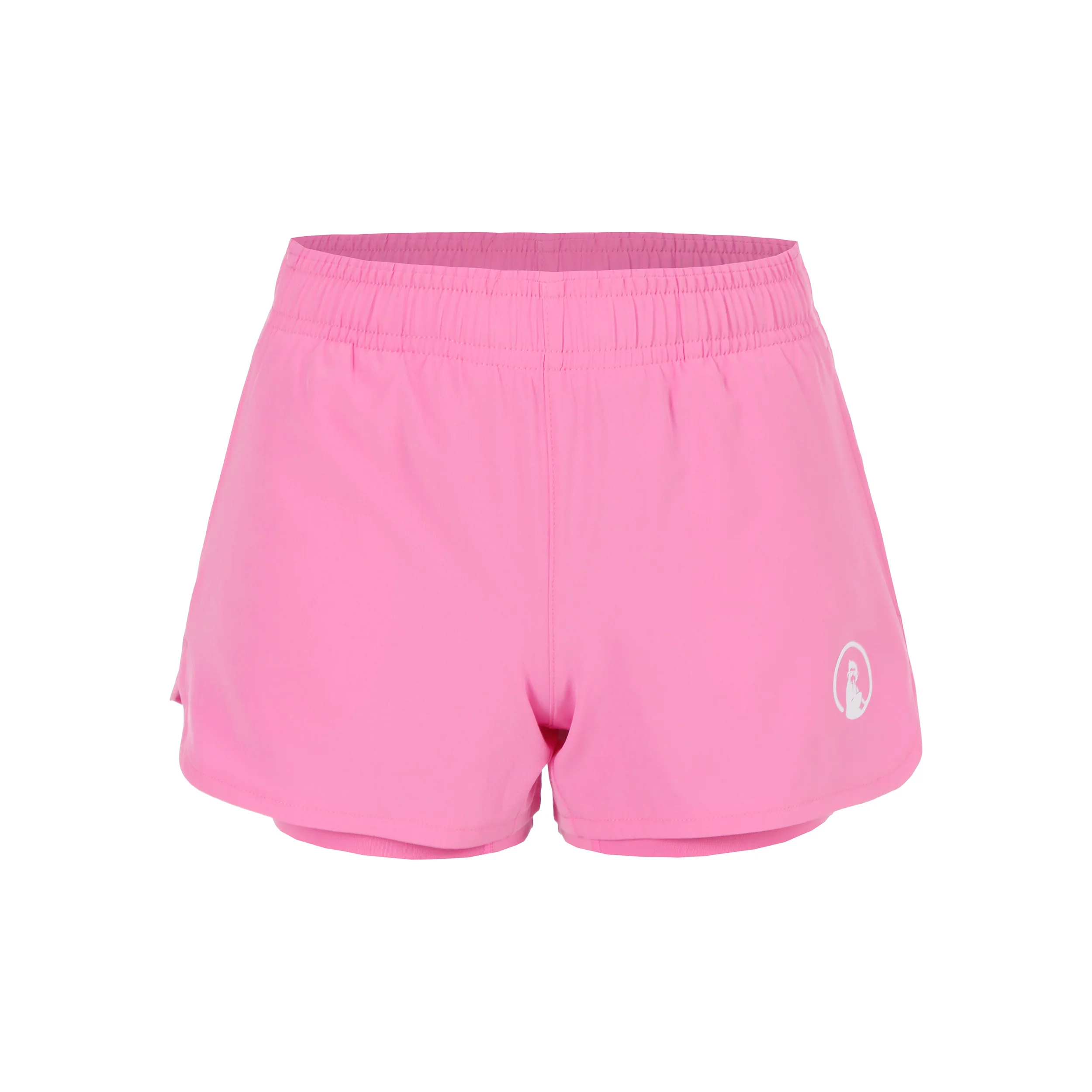 Point 2in1 Shorts Chicas - rosa, blanco