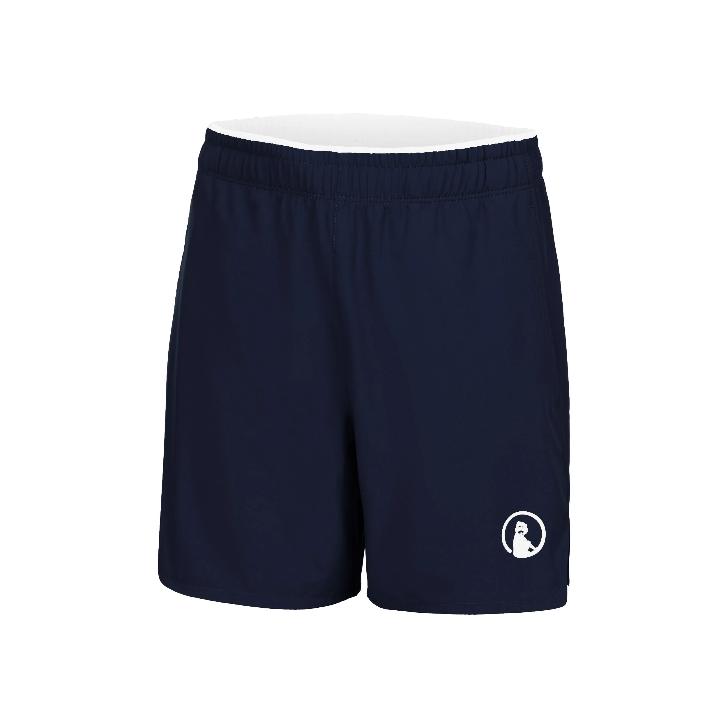 Smash Shorts Chicos-Azul Oscuro,Blanco