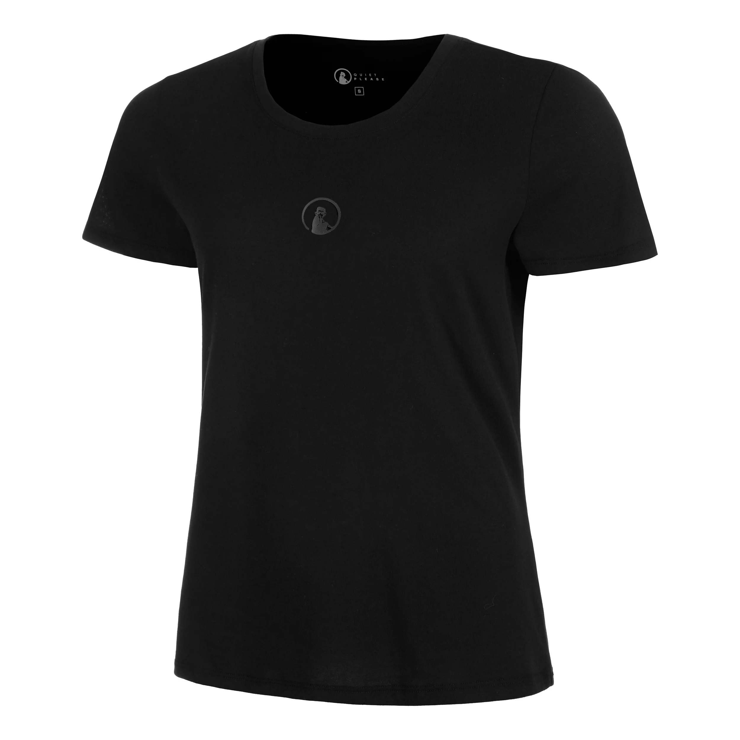 Tonal Core Camiseta De Manga Corta Mujeres-Negro