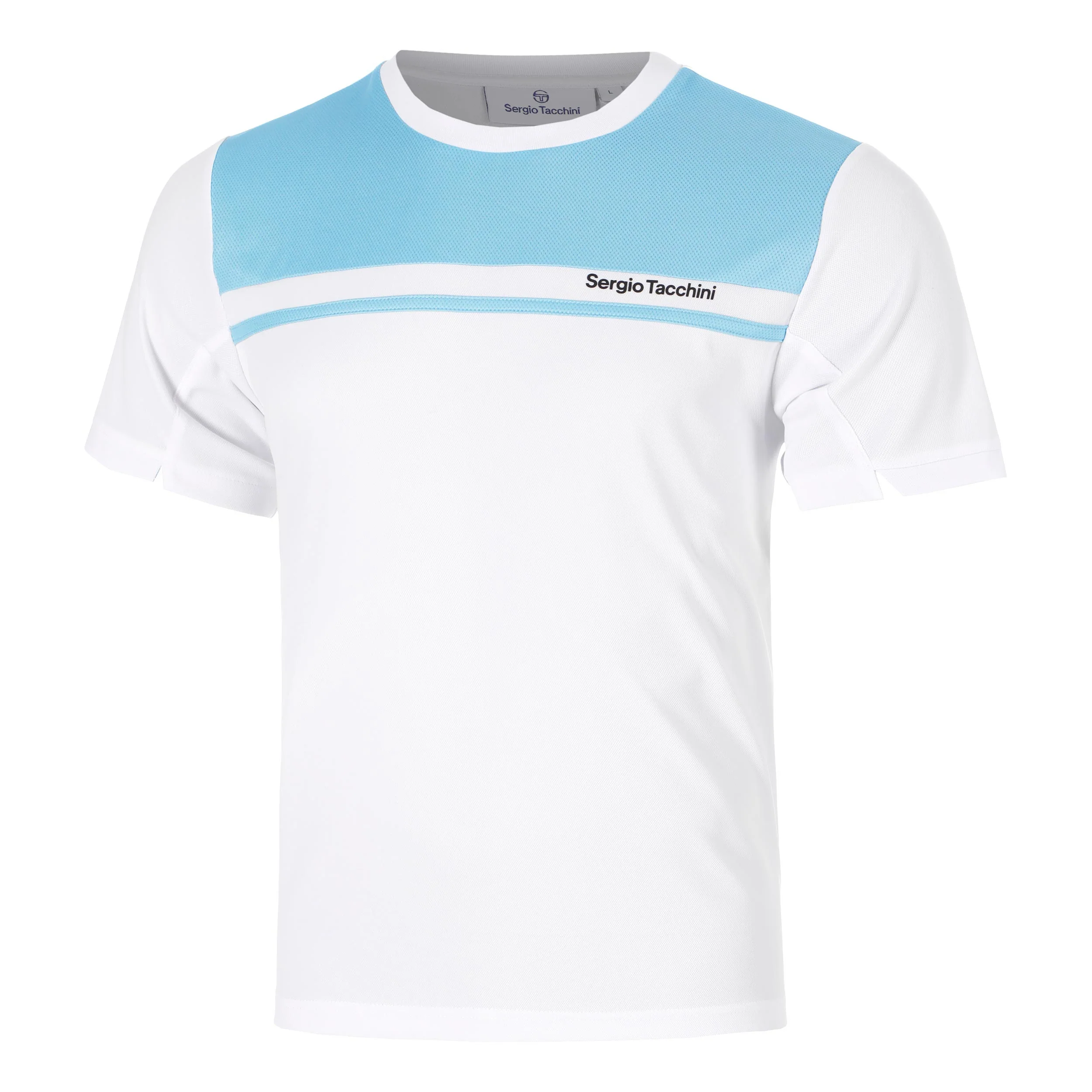 Riflesso PL Camiseta de manga corta Hombres - blanco, azul claro