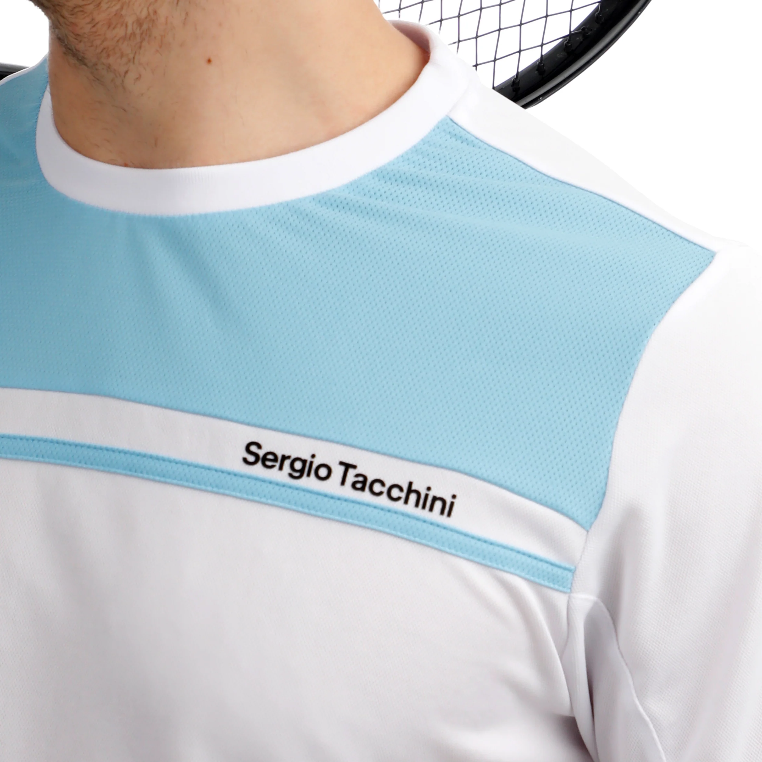 Riflesso PL Camiseta de manga corta Hombres - blanco, azul claro - Image 7