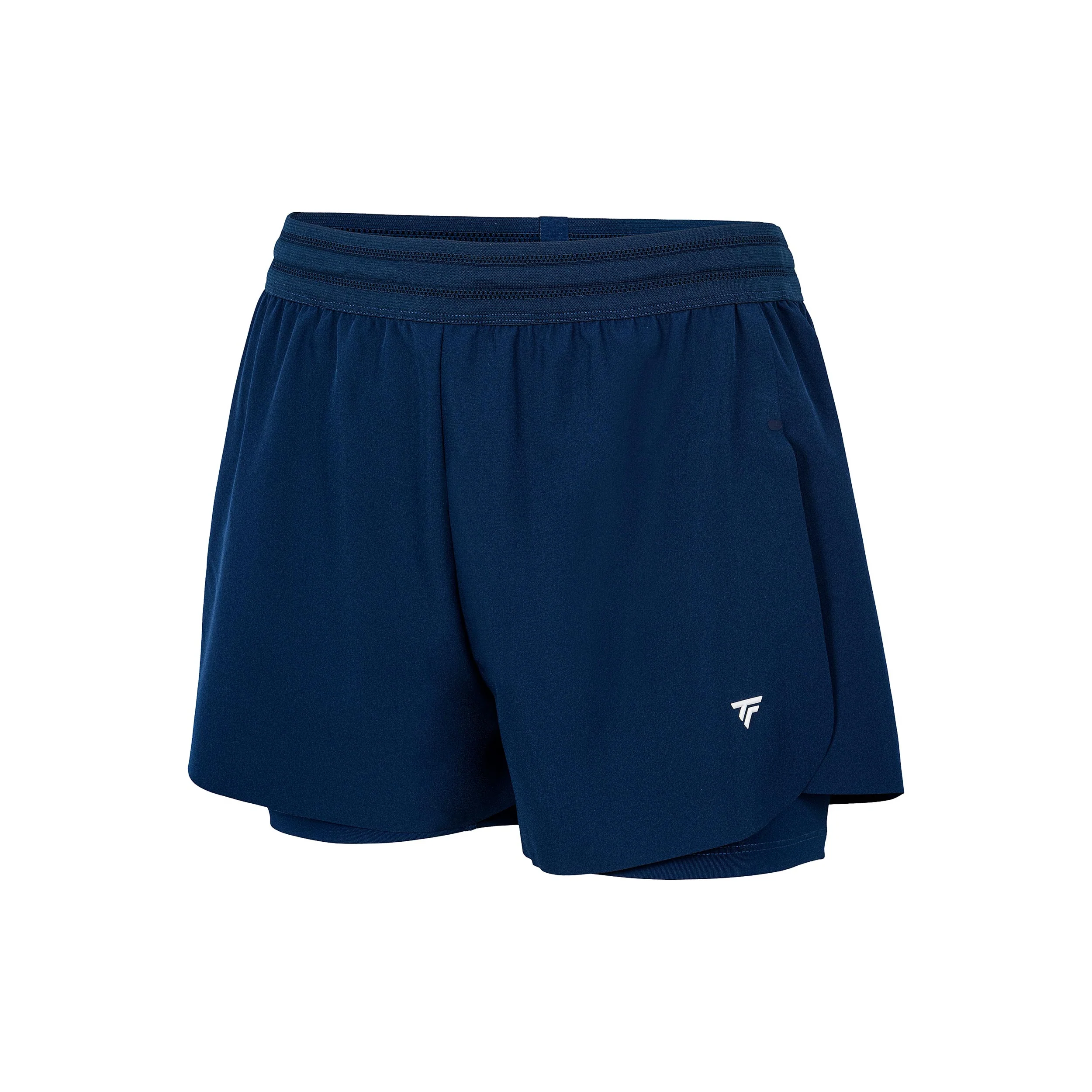 Team Stretch Shorts Mujeres - azul oscuro