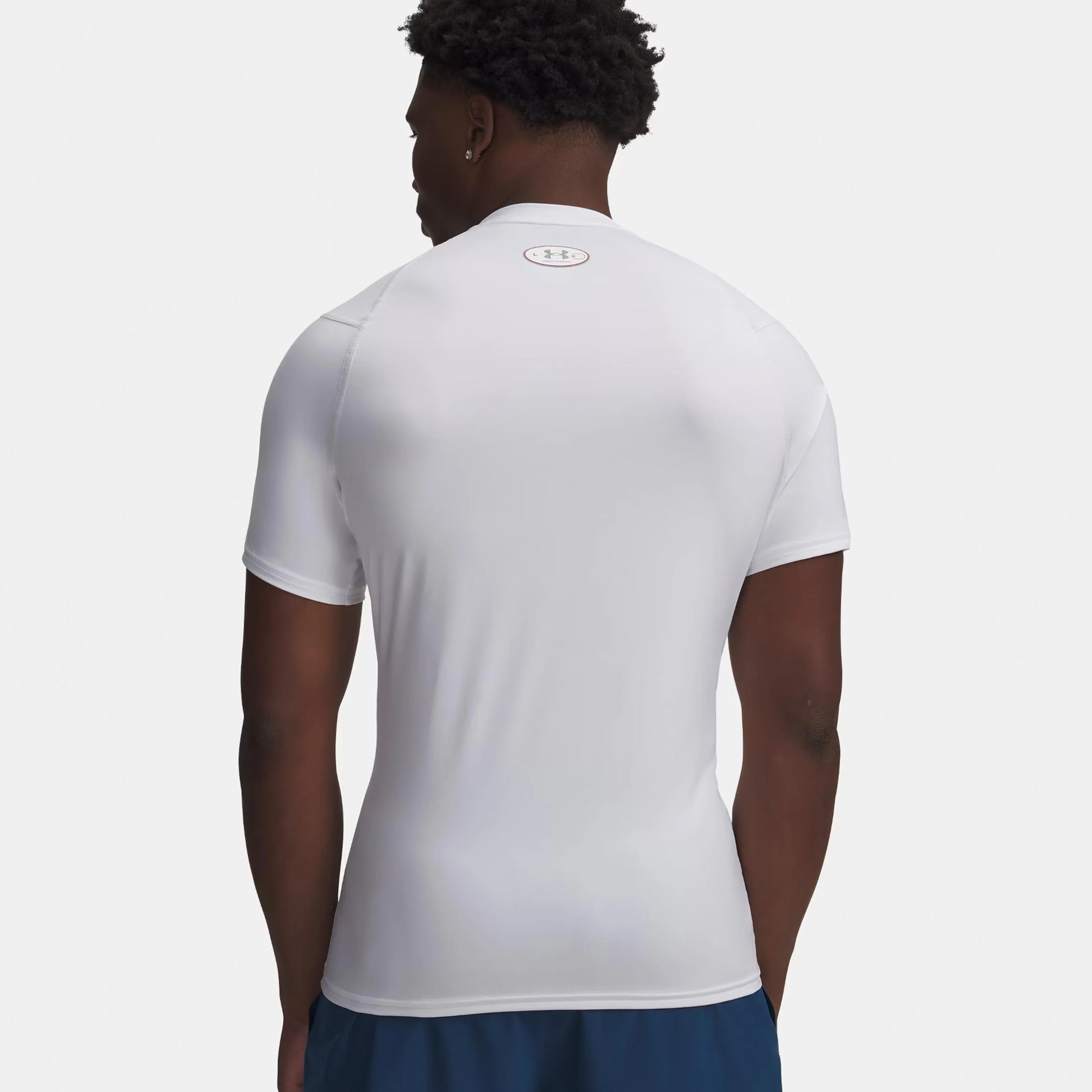 Elite Fitted Camiseta de manga corta Hombres-blanco - Image 2