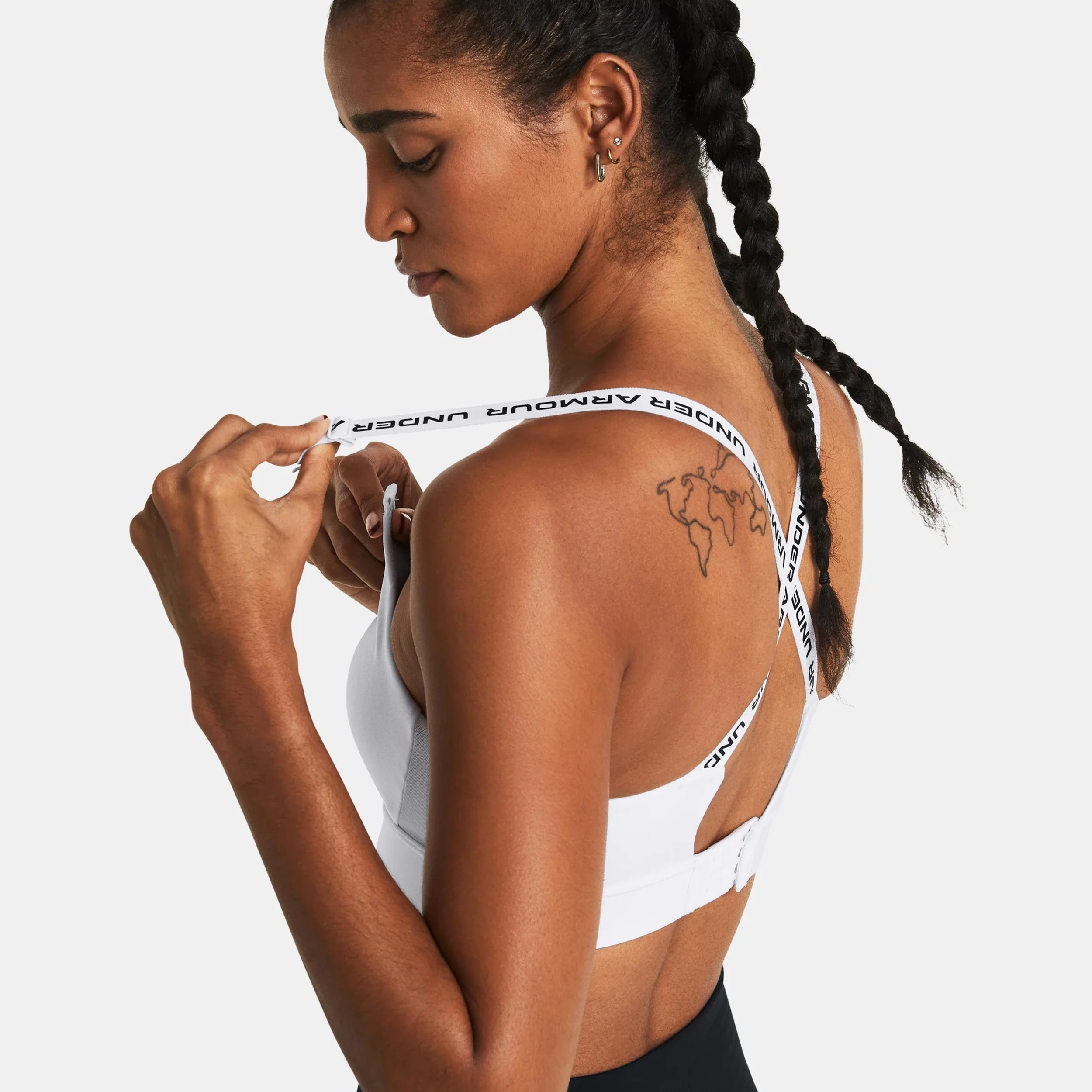 Infinity Mid 2.0 Sujetador Deportivo Mujeres-Blanco - Image 6