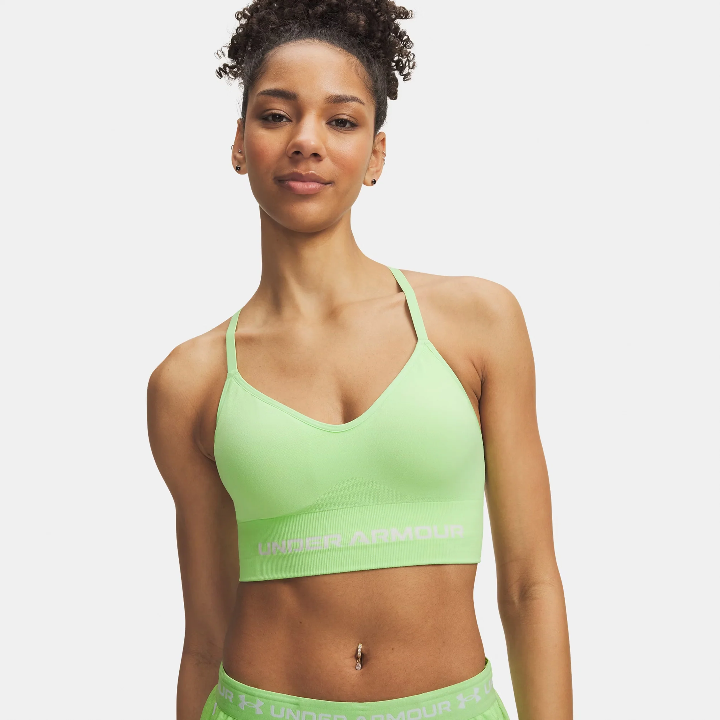 Vanisheamle Low Sujetador deportivo Mujeres-verde oscuro