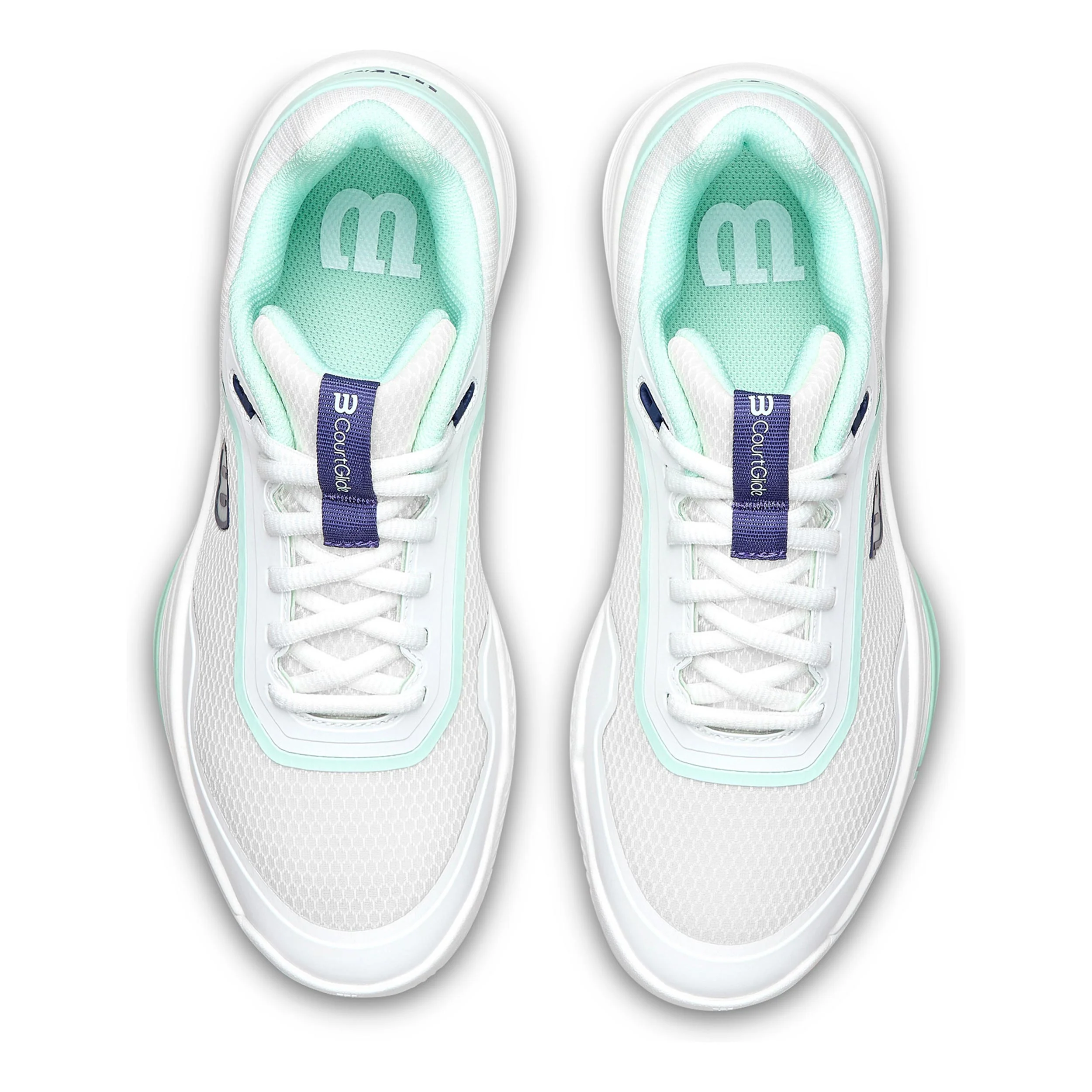 Court Glide Zapatilla todas las superficies Mujeres - blanco, turquesa - Image 3