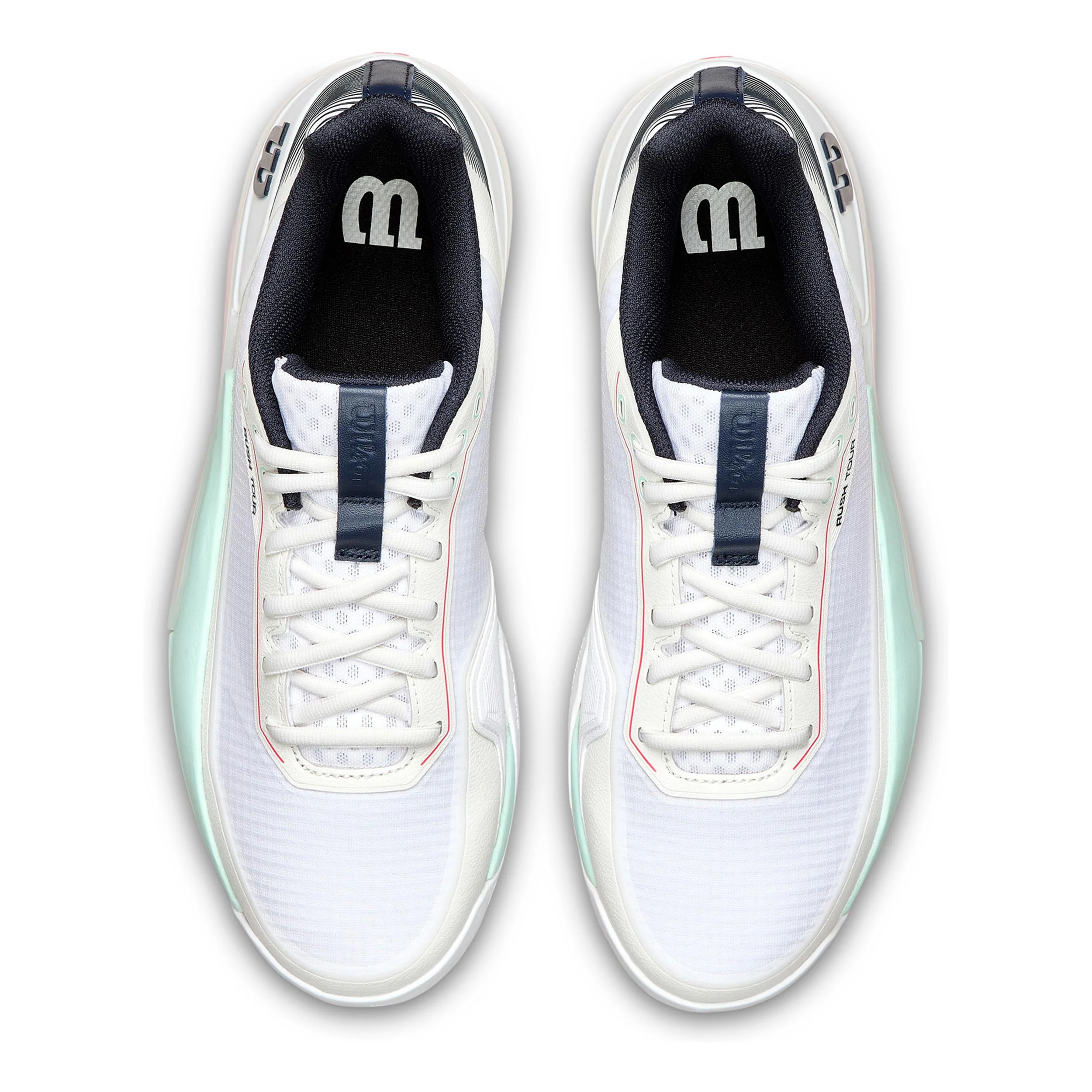 Rush Tour 5 Zapatilla tierra batida Hombres-blanco, turquesa - Image 3