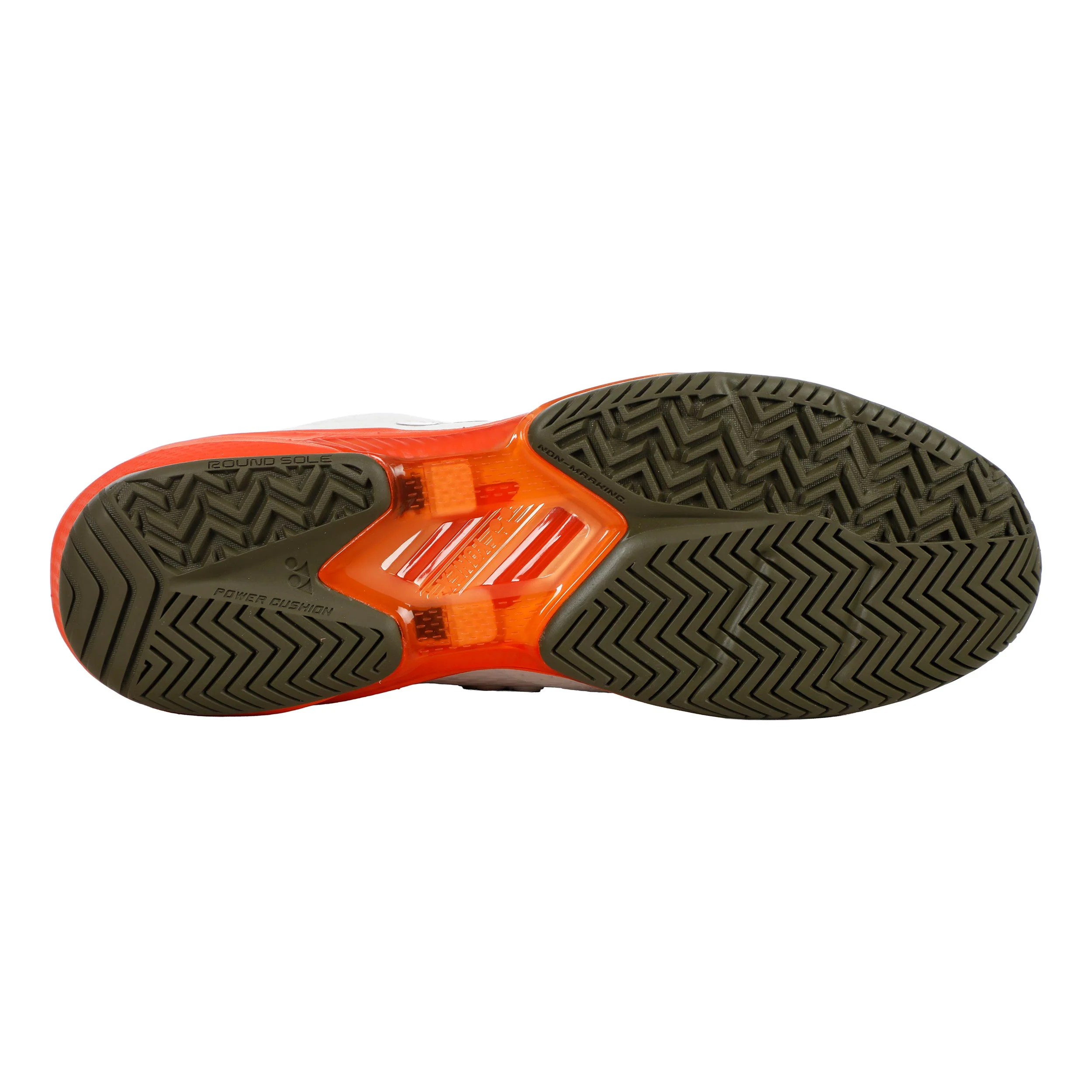 Power cushion AD Accel Zapatilla todas las superficies Hombres - blanco, naranja - Image 4